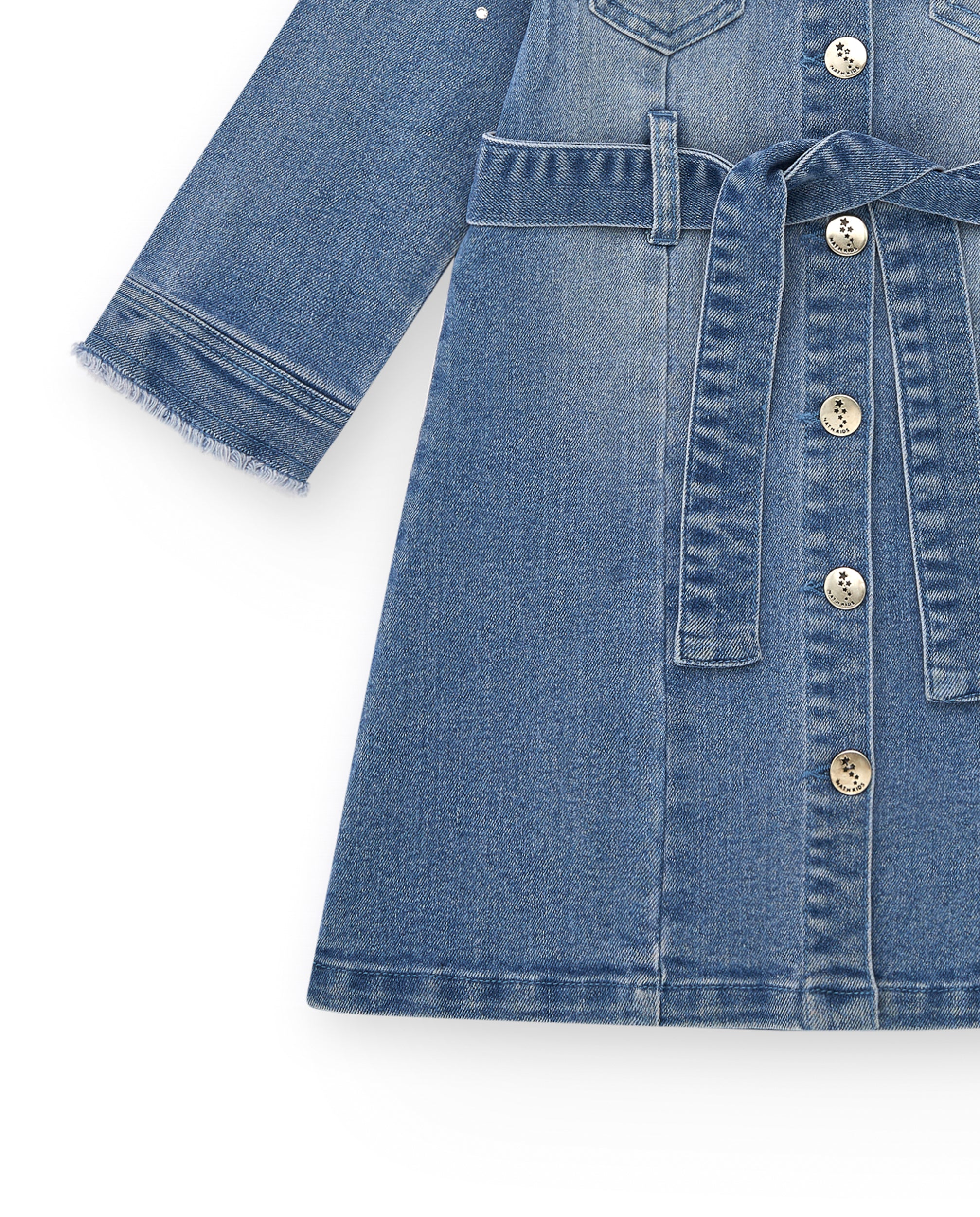 Vestido camisero denim para niña colección The Land of Ice