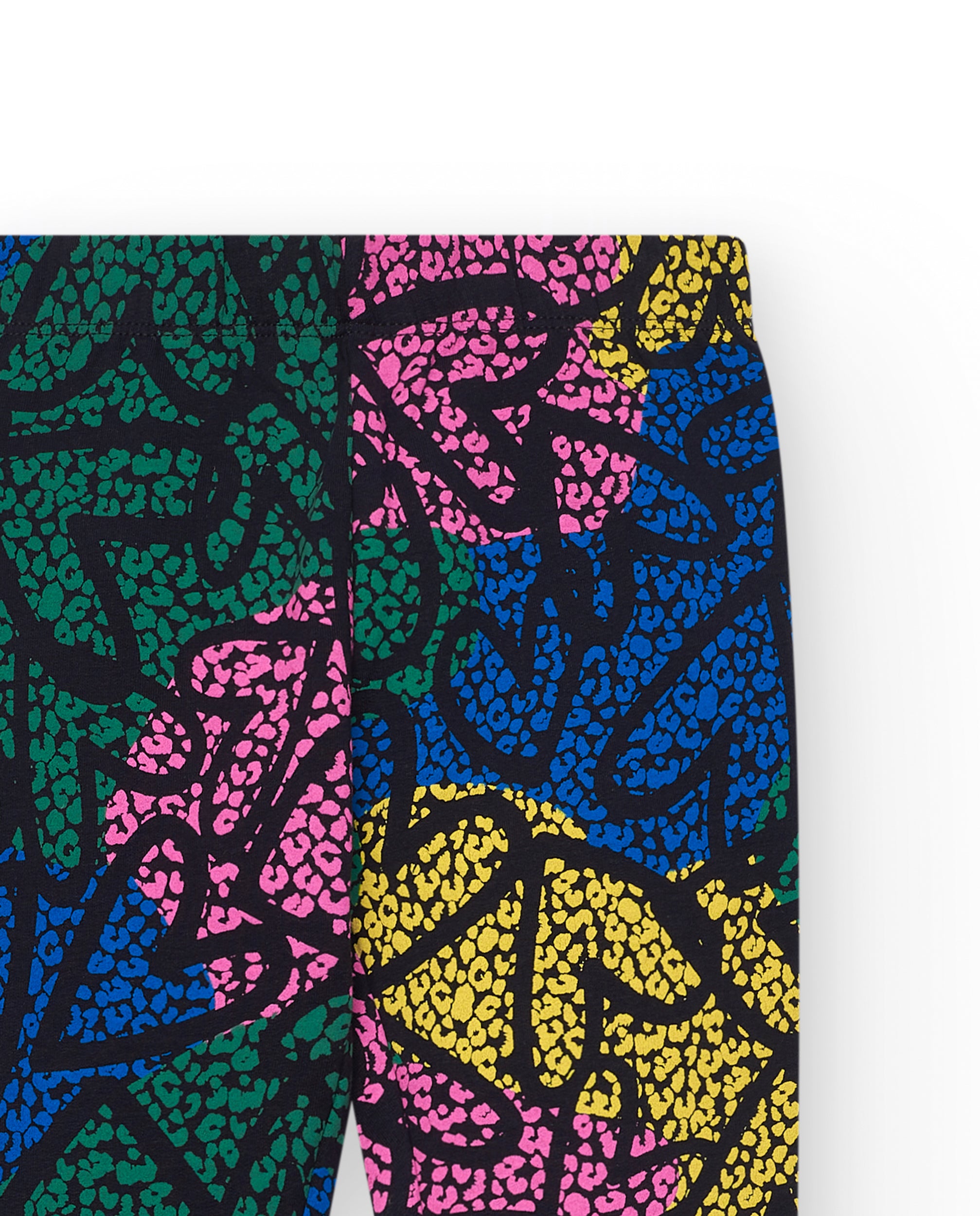 Leggings estampados multicolor para niña colección Living in