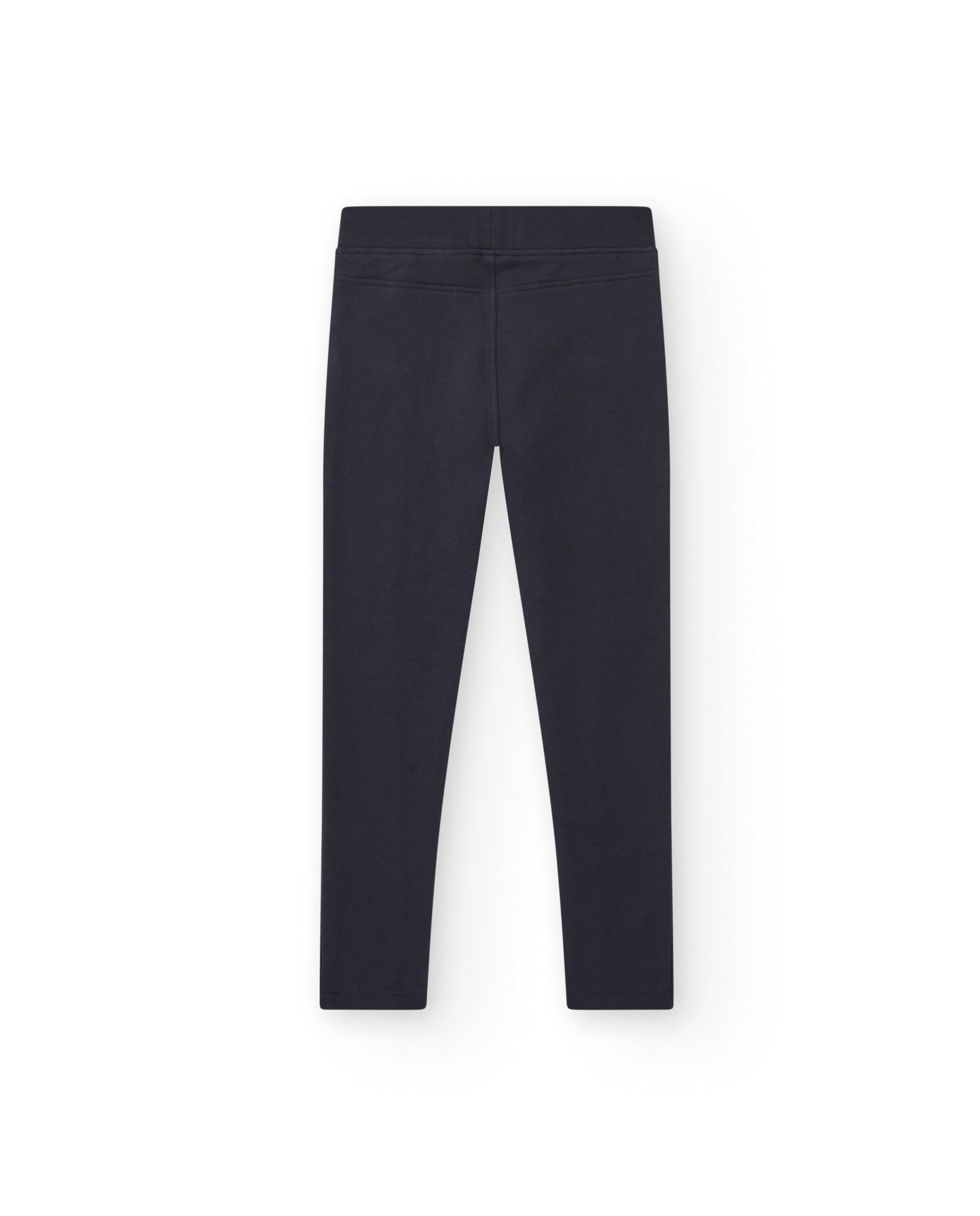 Leggings negros con detalles metálicos para niña colección