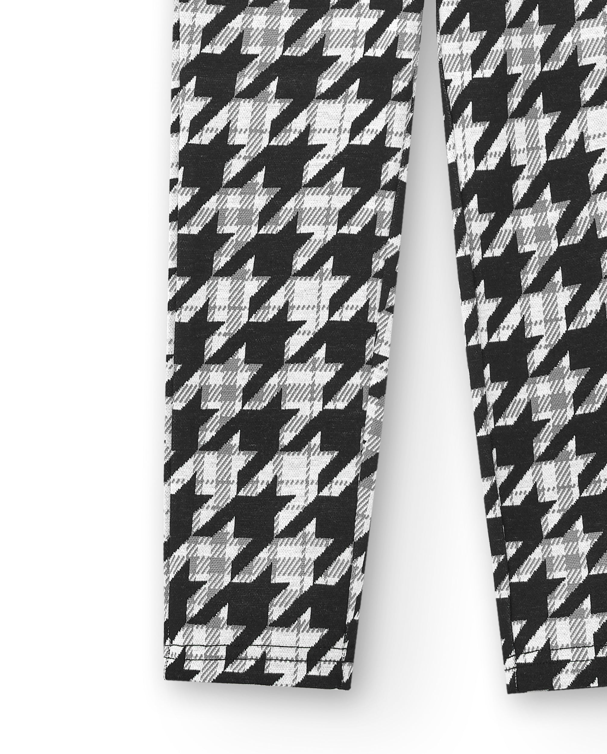 Leggings con estampado de pata de gallo para niña colección