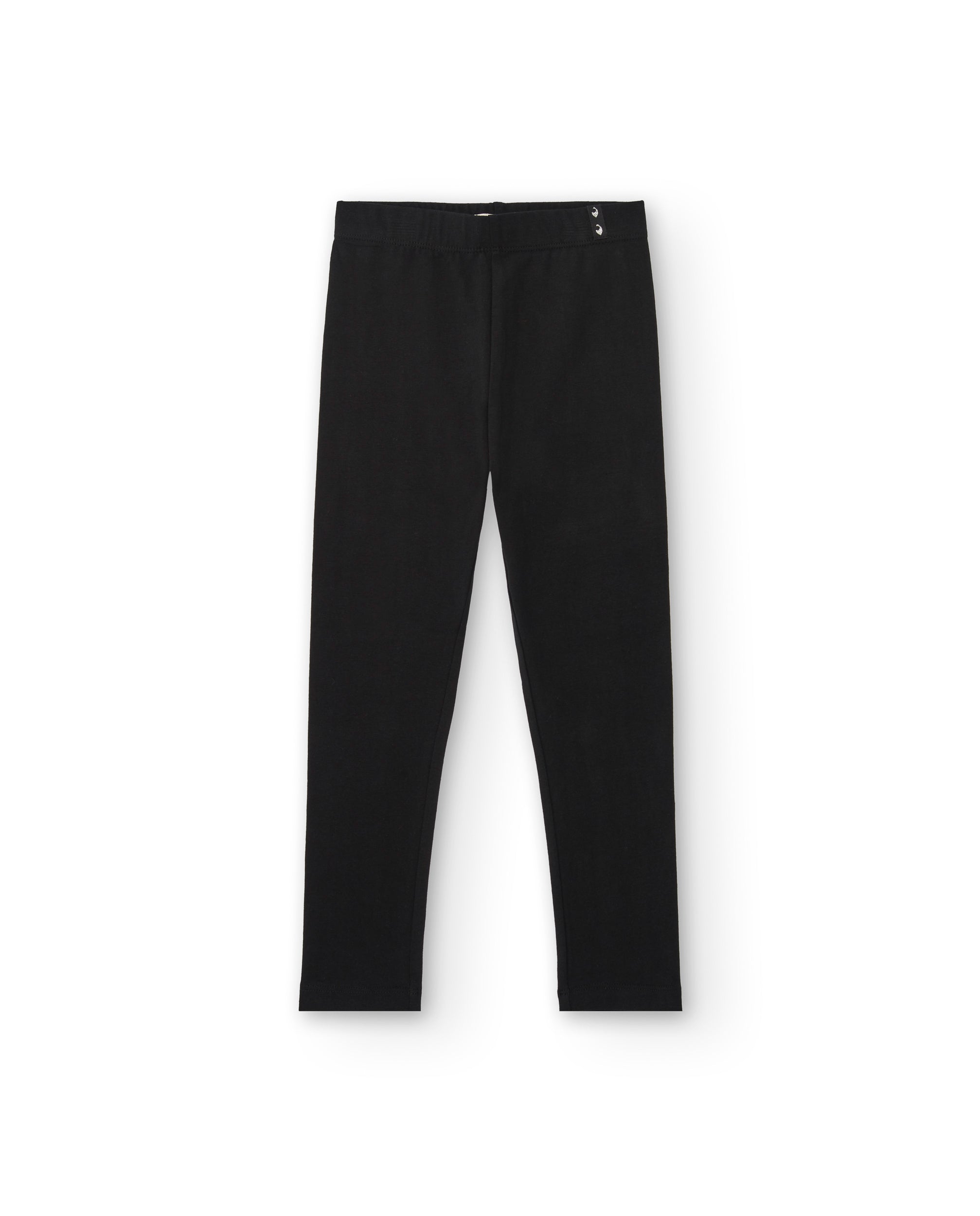 Leggings niña en negro con cintura elástica colección Basics