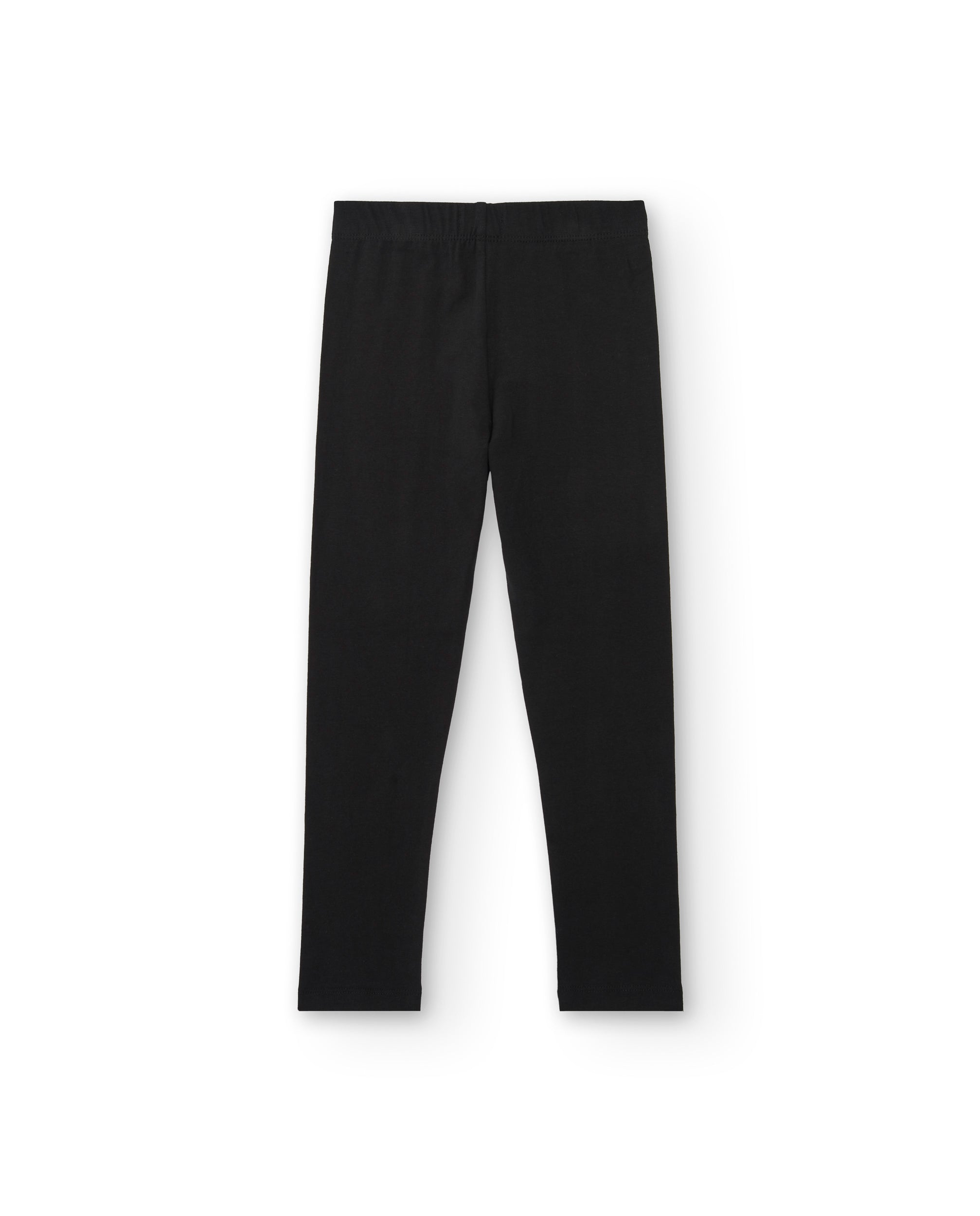 Leggings niña en negro con cintura elástica colección Basics