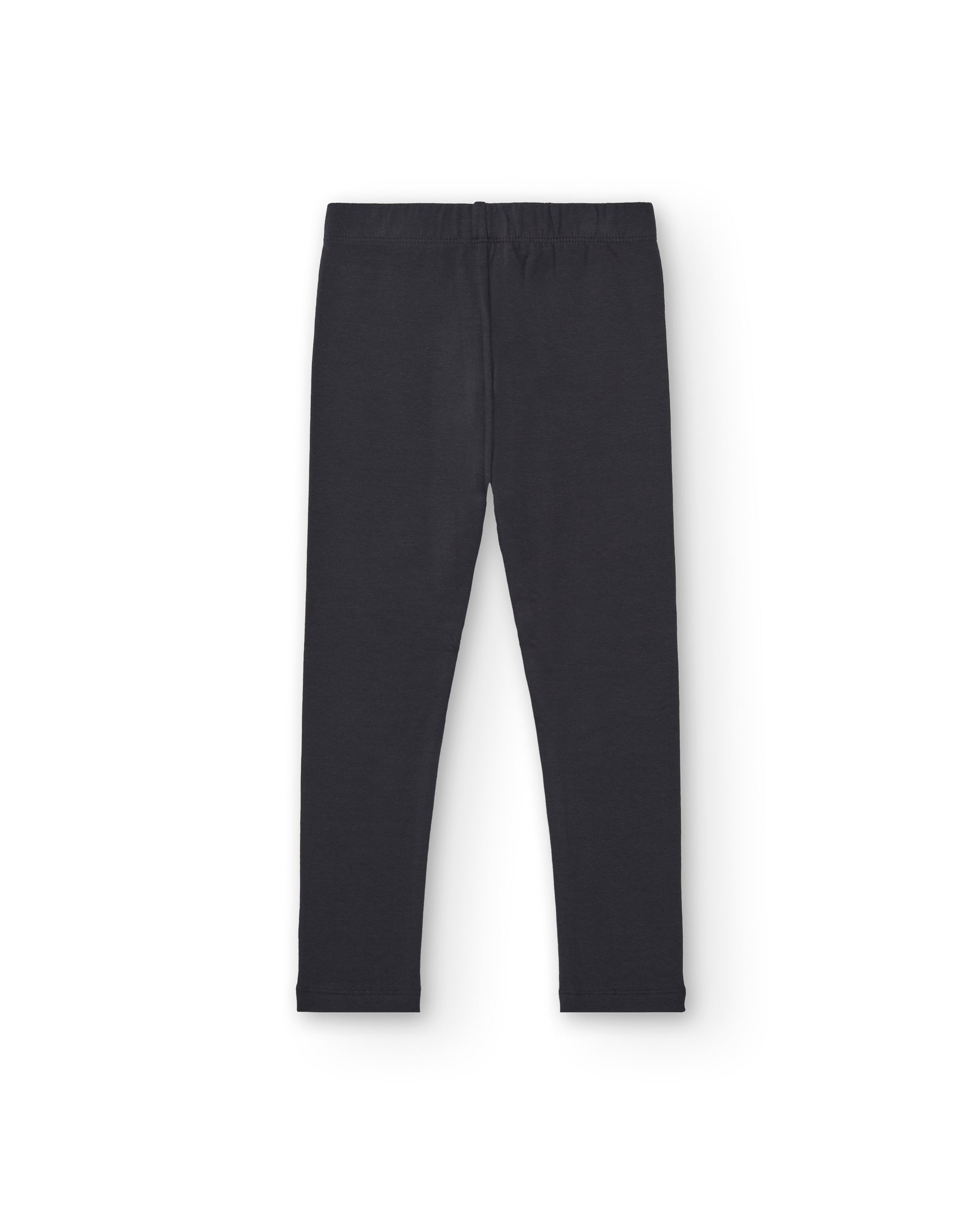 Leggings niña en gris oscuro con detalles de botones colección