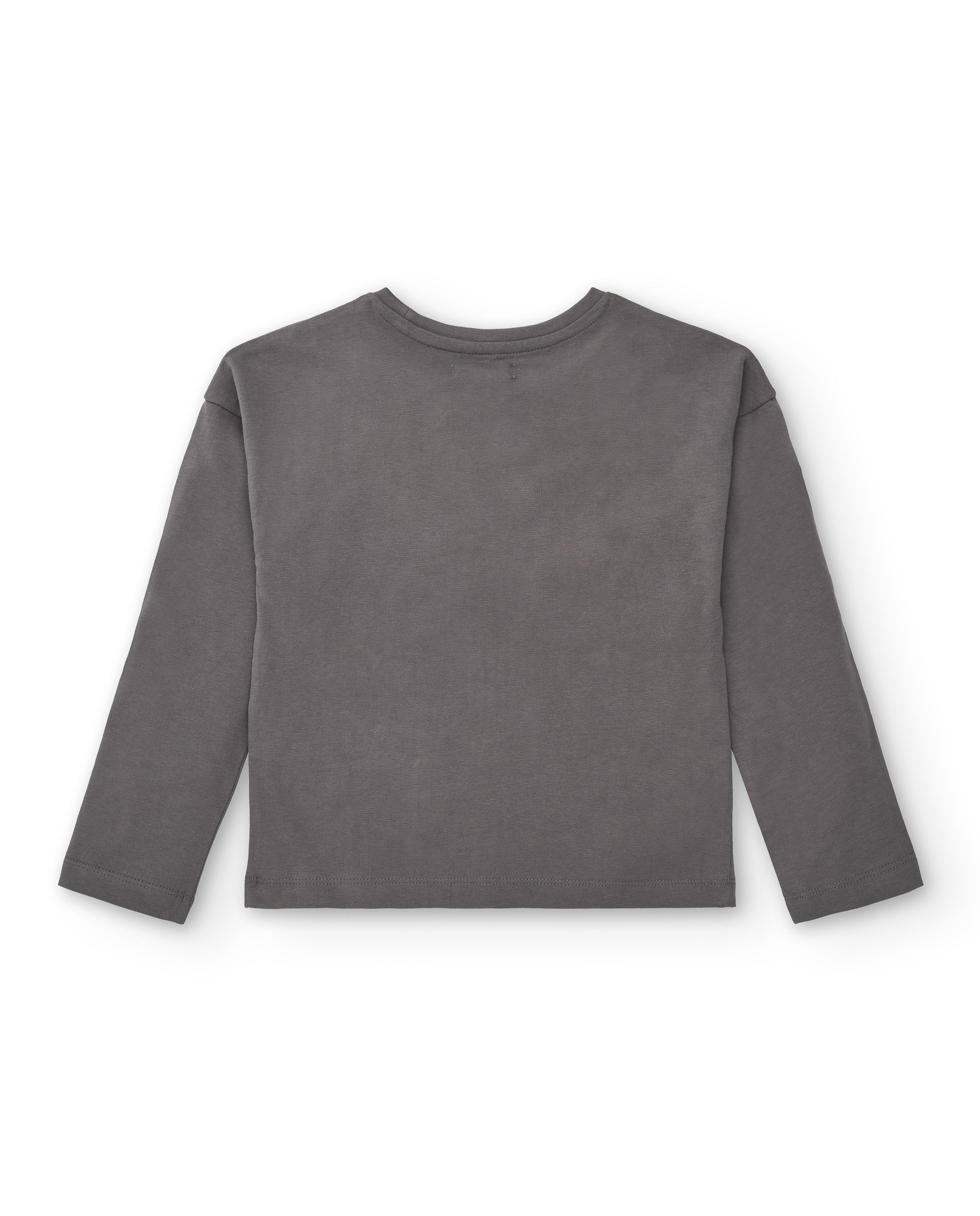 Camiseta gris con estampado "Rock N Love" para niña colección