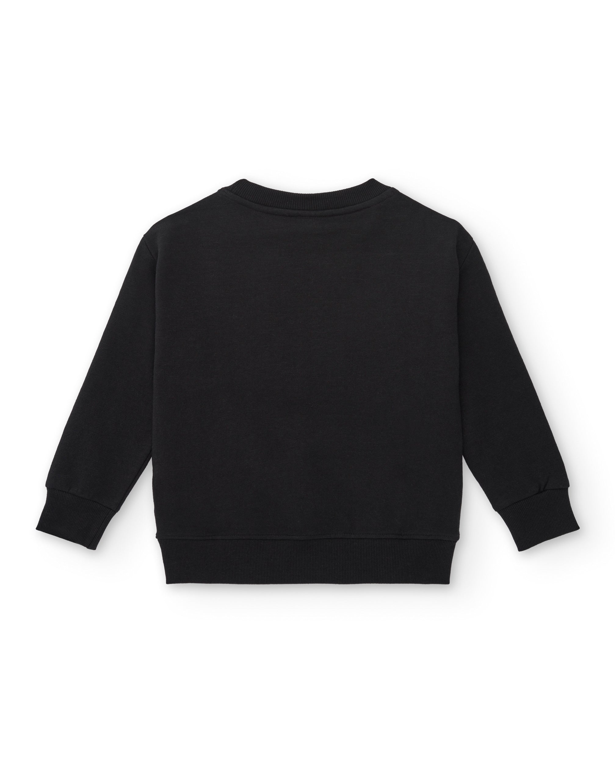 Sudadera para niño en negro con estampado de skate colección
