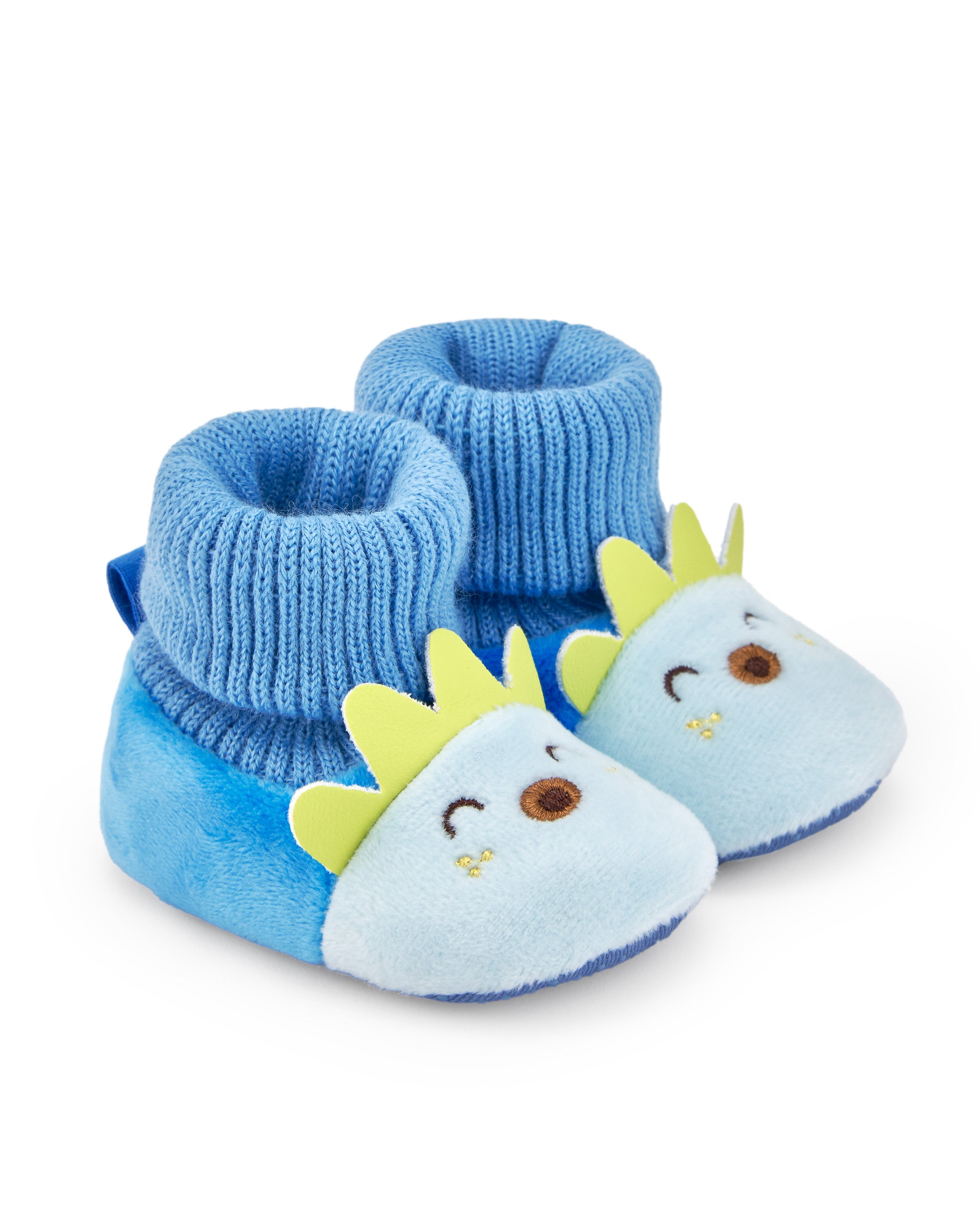 Botitas niño en azul con detalles de personaje colección