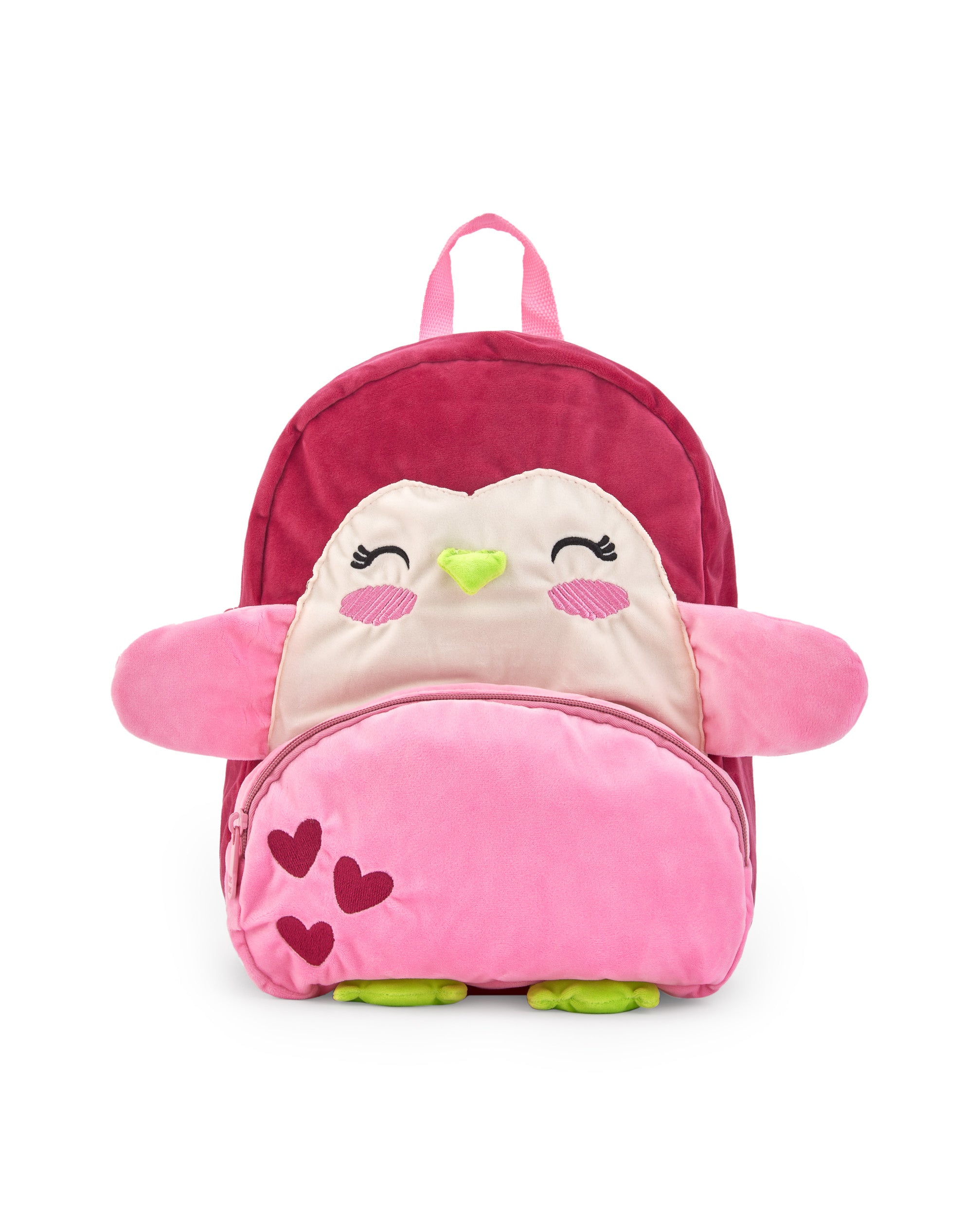 Mochila infantil en rosa con diseño de pingüino colección Freezy