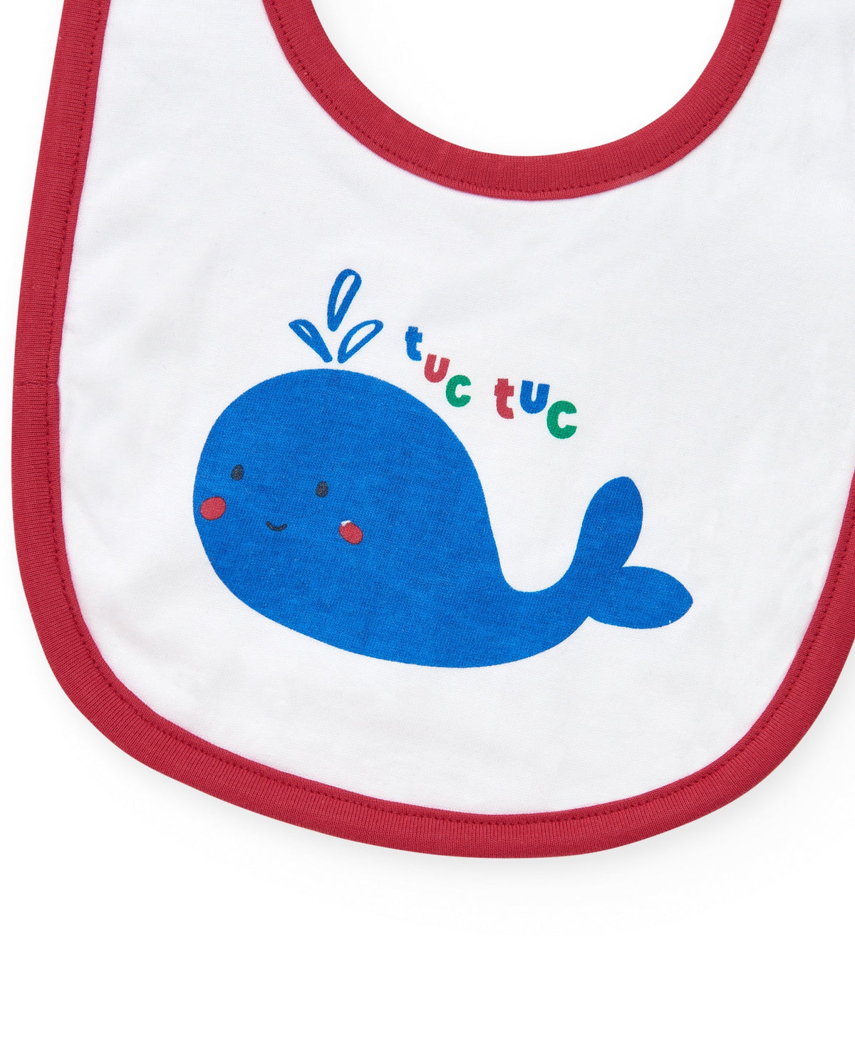 Pack de dos baberos para niño uno azul y blanco