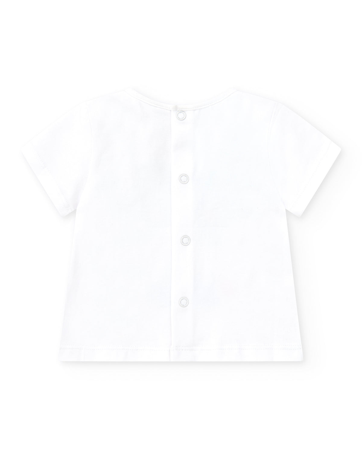Conjunto de baño para niño con camiseta blanca de palmera y