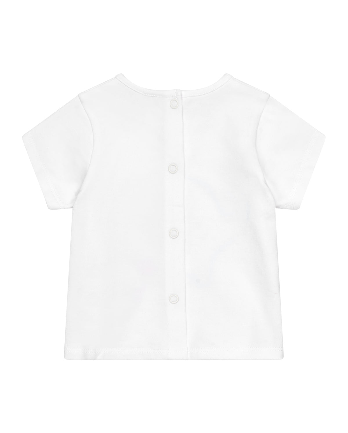 Conjunto para niño con camiseta blanca de elefante, chaqueta