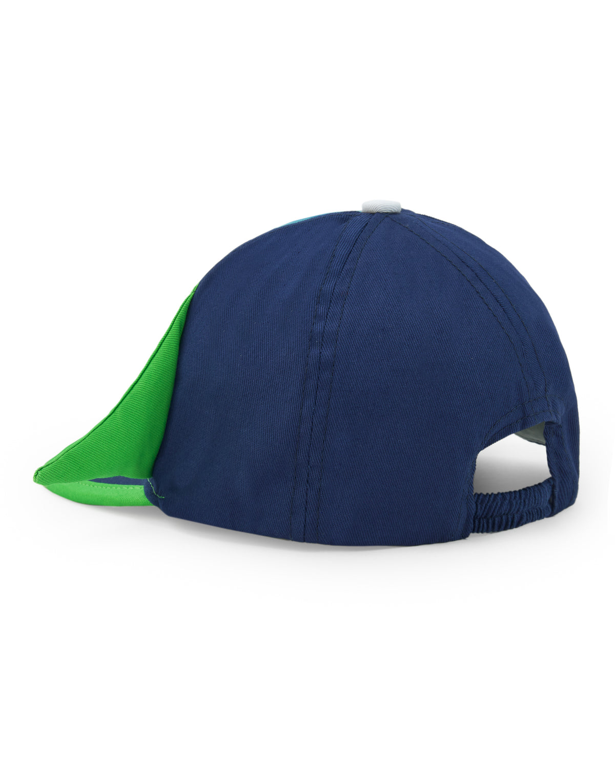 Gorra para niño en verde con cara sonriente y orejas