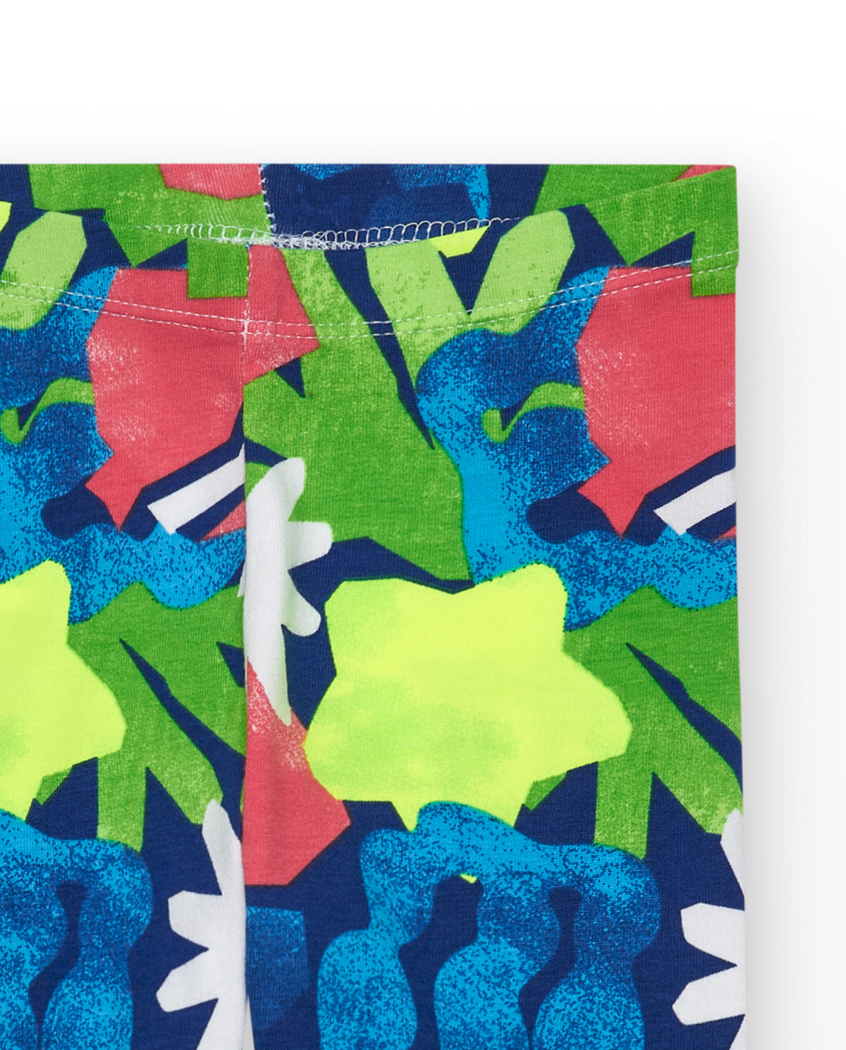Leggings para niña con estampado vibrante y cintura elástica