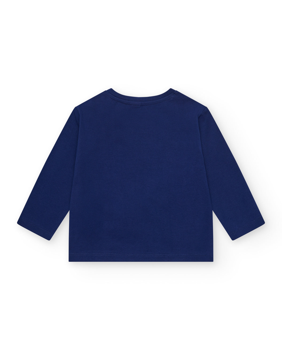 Camiseta para niña en azul marino con diseño marino