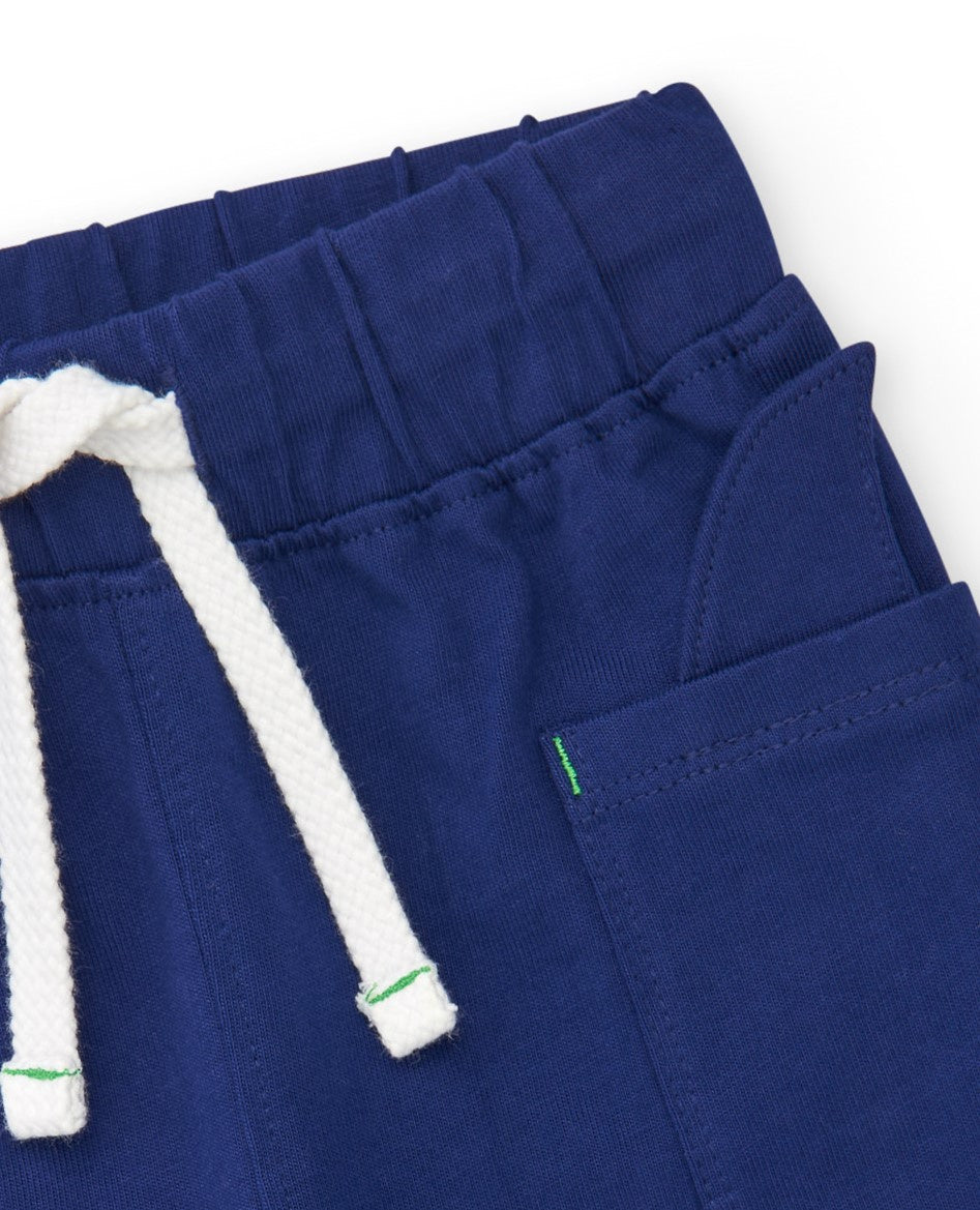 Bermuda para niño en azul con estrella