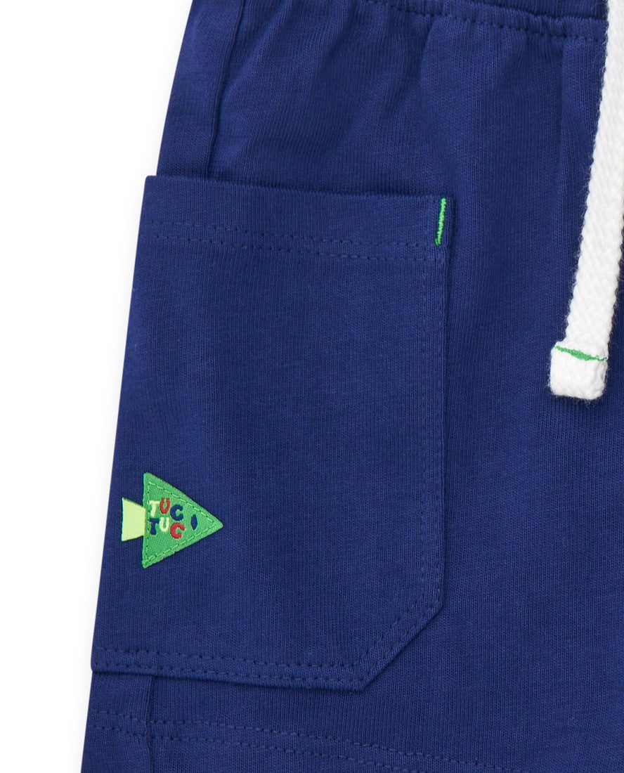 Bermuda para niño en azul con estrella