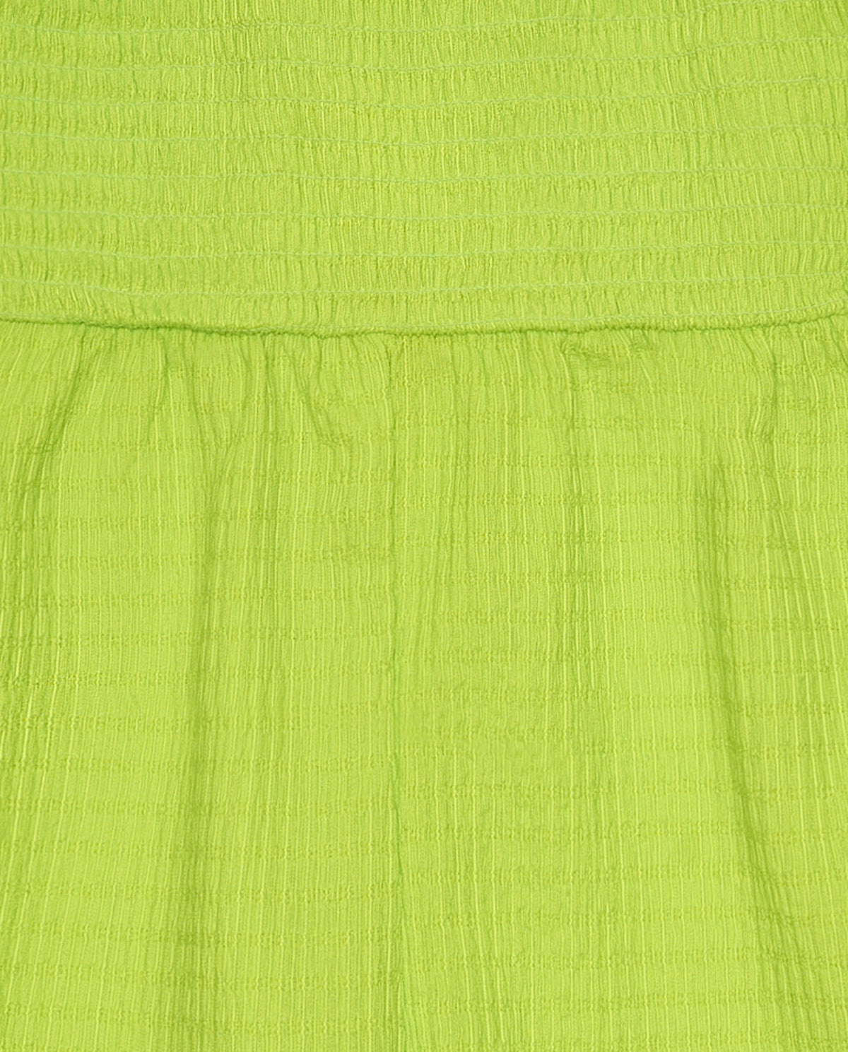 Mono para niña en verde con tirantes y detalles multicolor