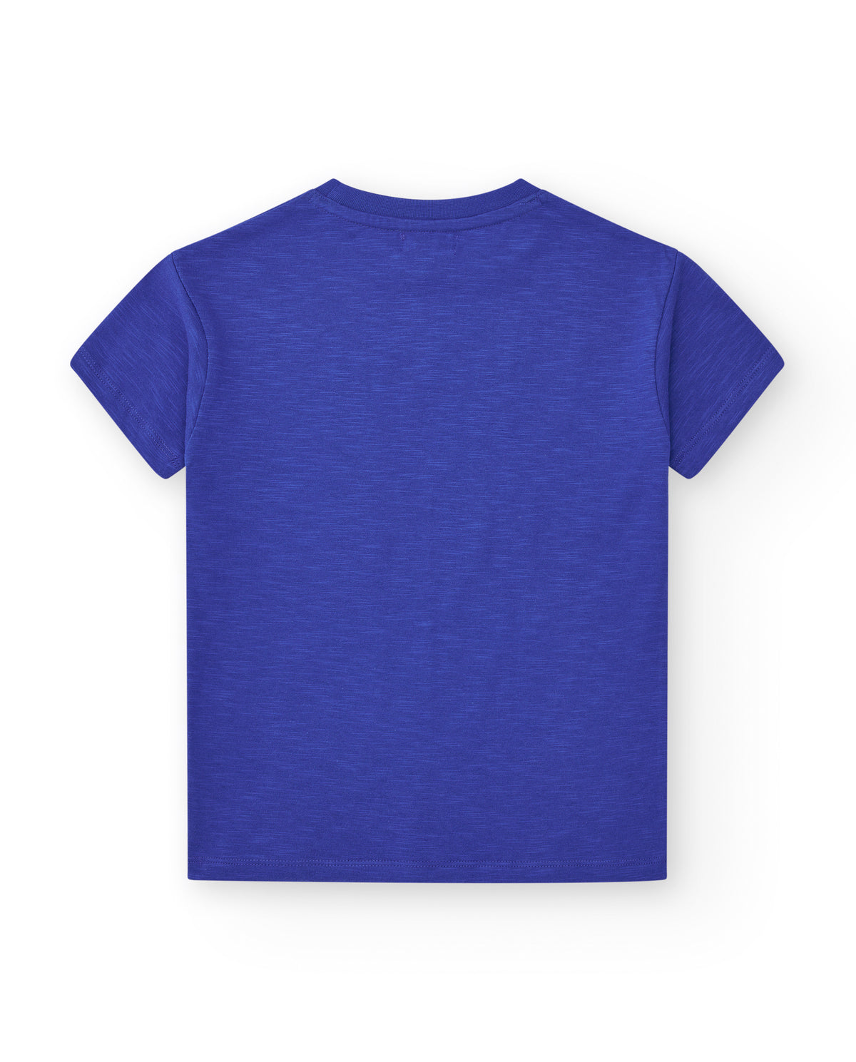 Camiseta para niño en azul con frase estampada