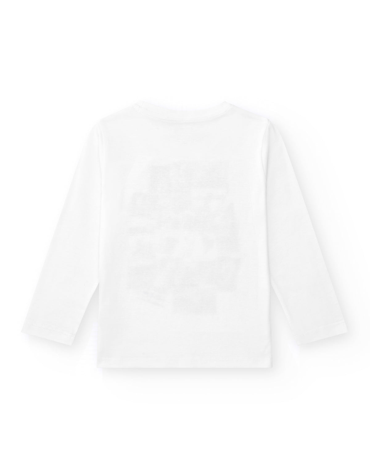 Camiseta niño en blanco con estampado de perros