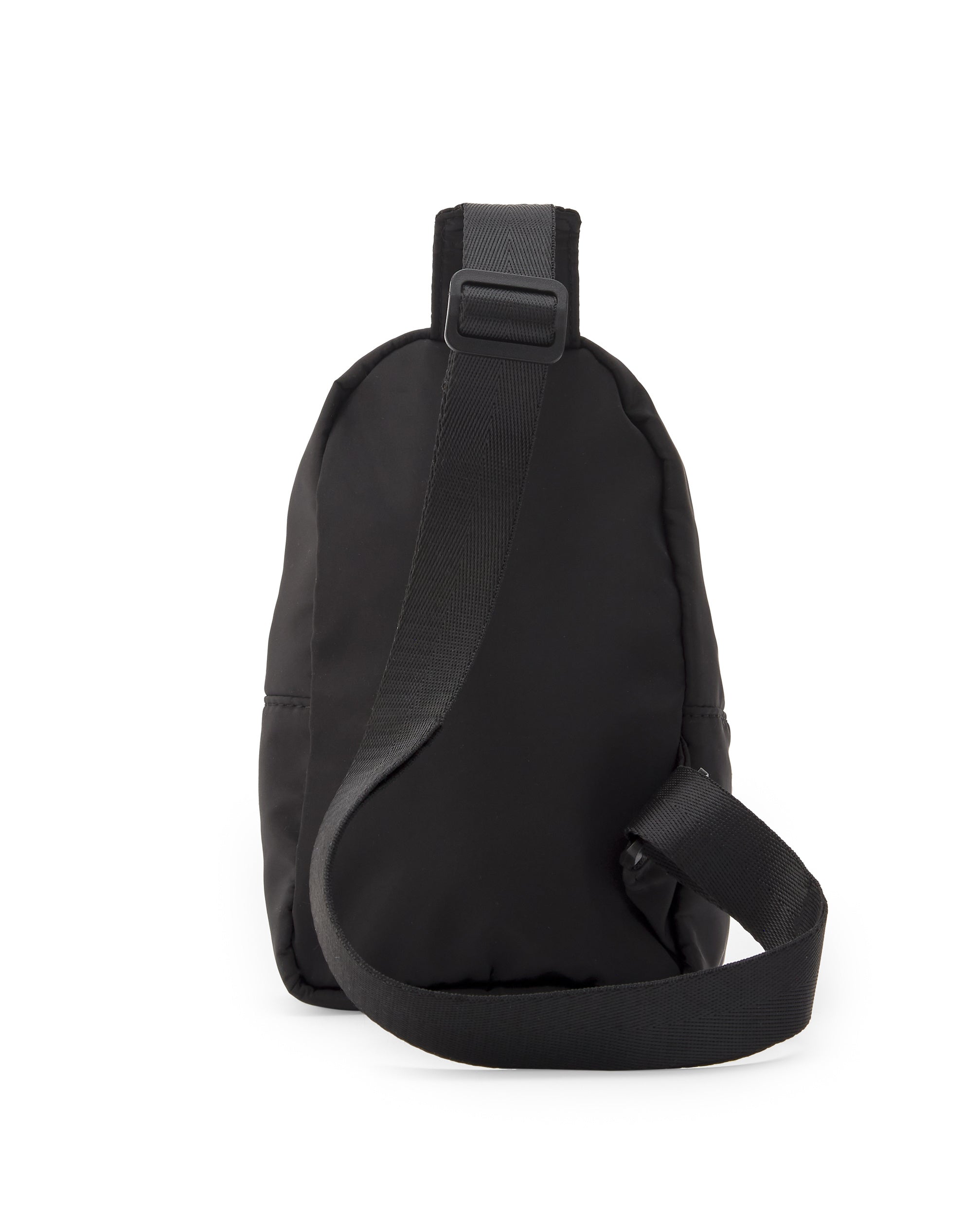 Riñonera negra con detalles rojos y bordado “Good Vibes Only”