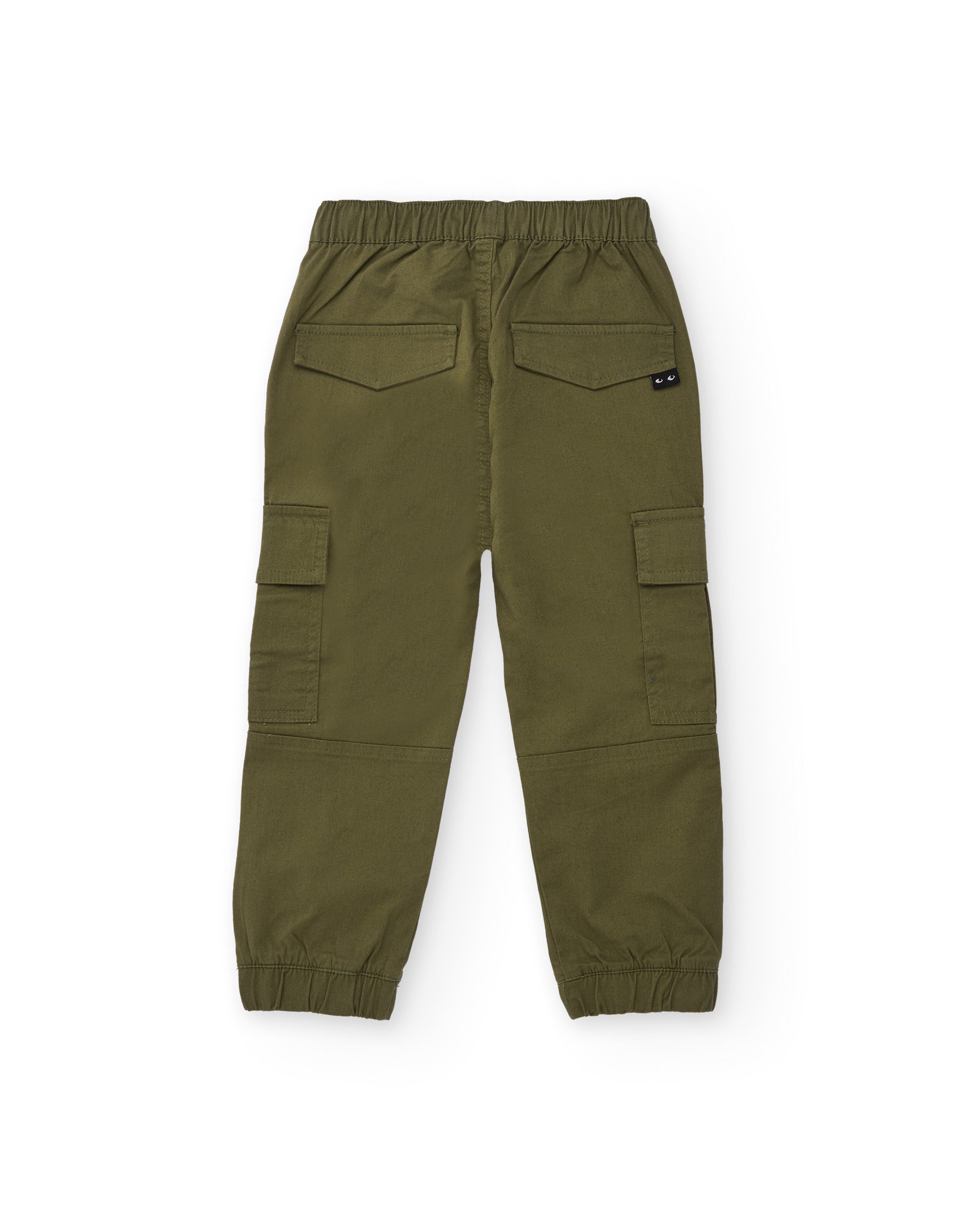 Pantalón cargo para niño en color verde militar
