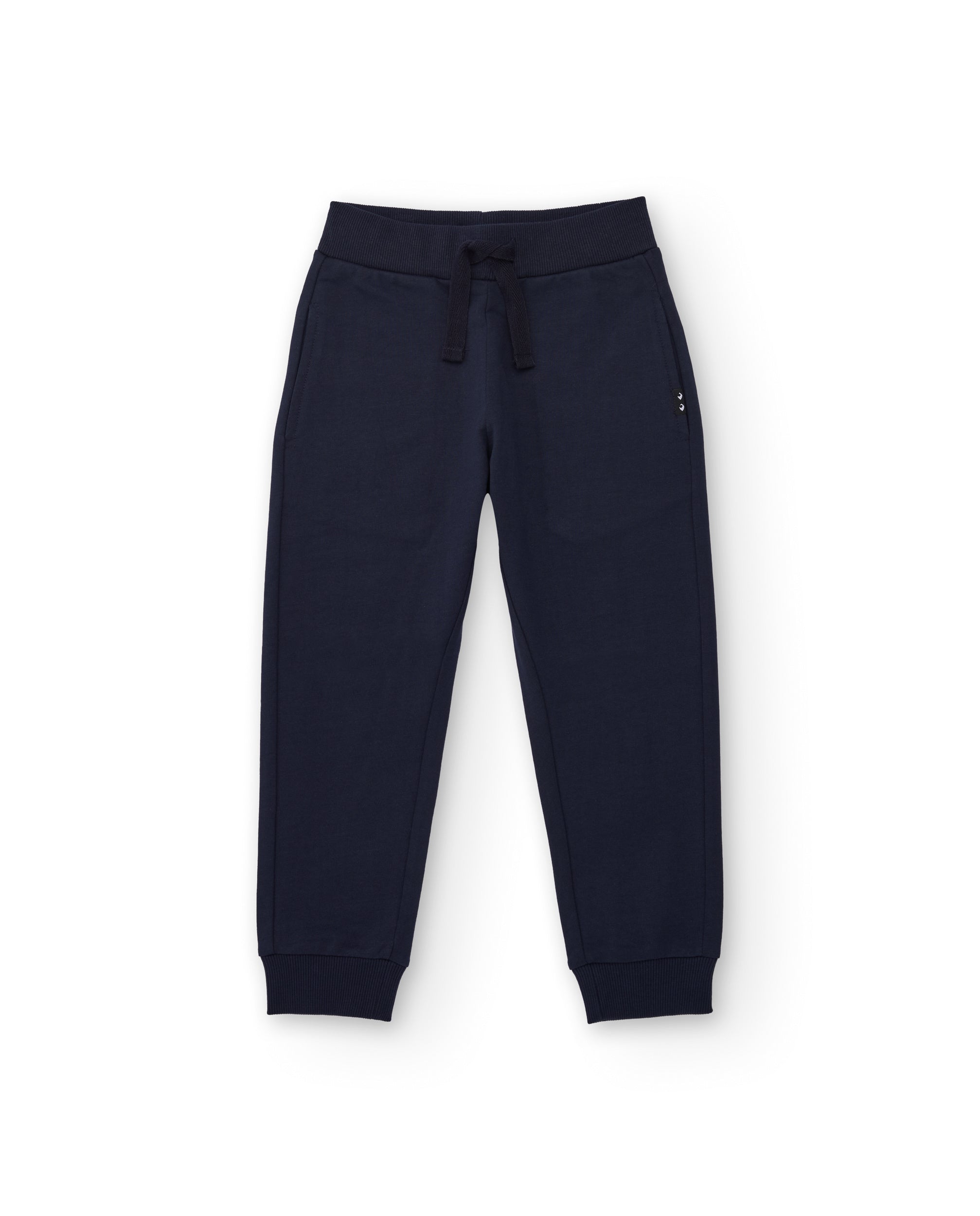 Pantalón jogger básico para niño color azul marino
