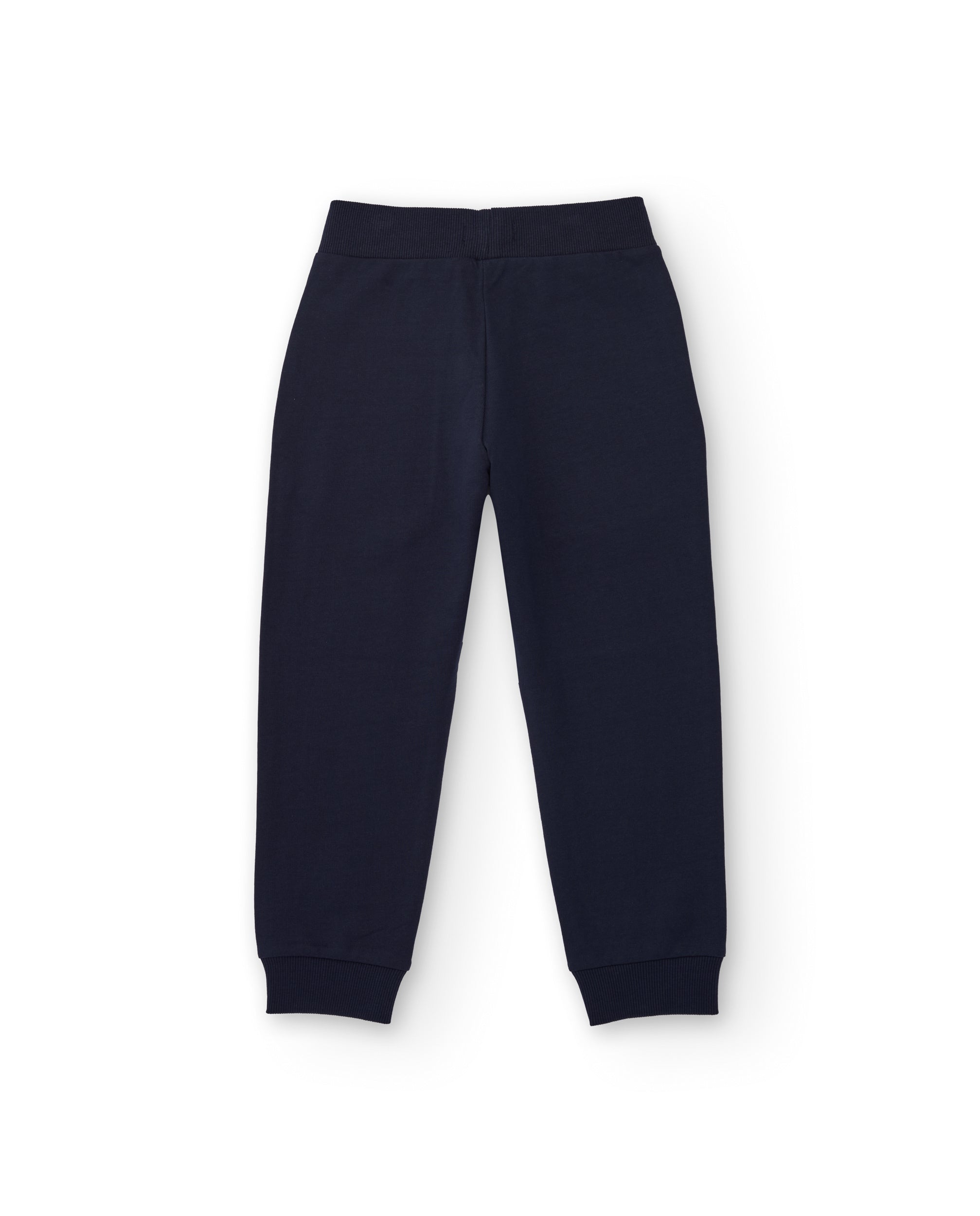 Pantalón jogger básico para niño color azul marino