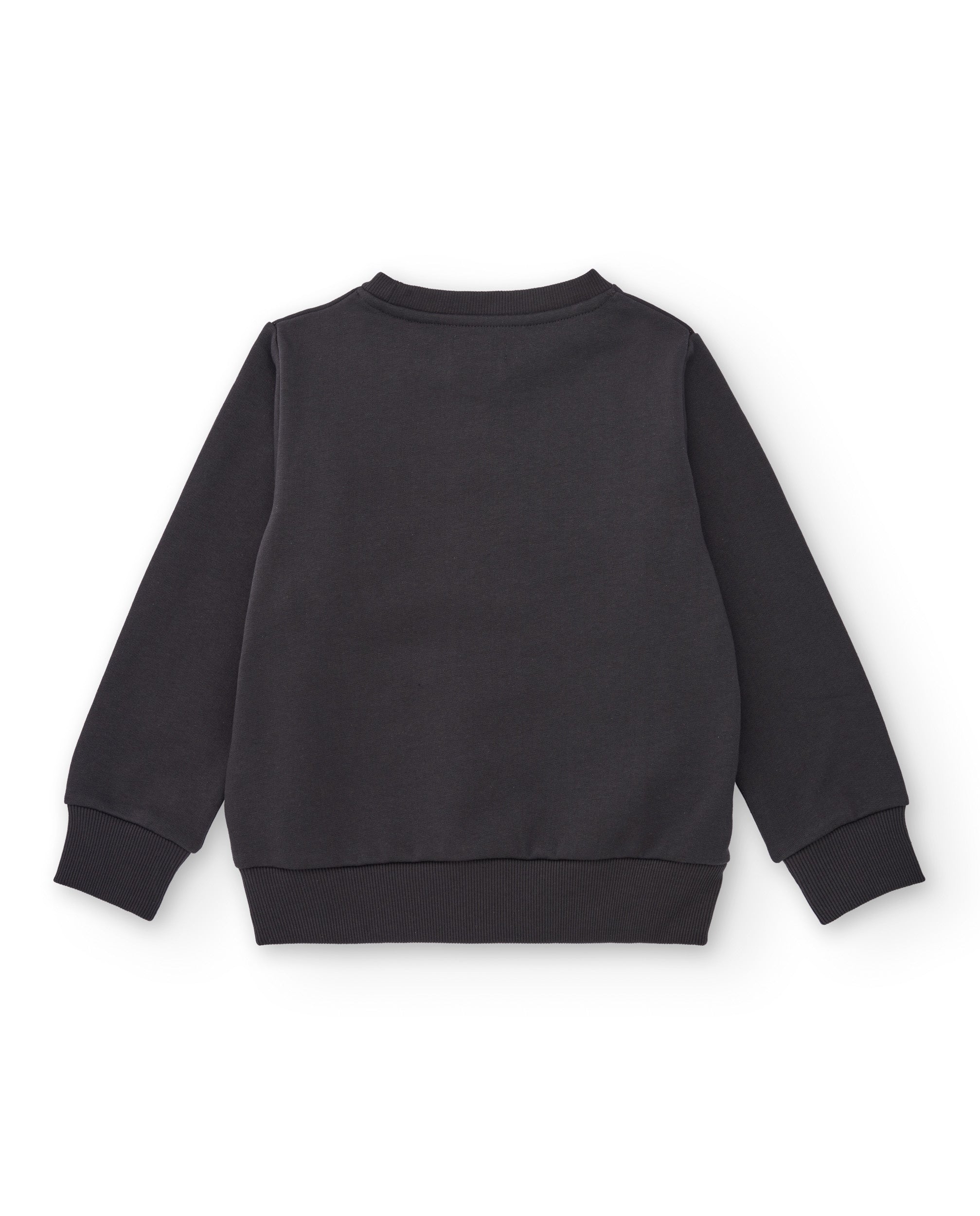 Sudadera para niño color gris con estampado de motocicleta