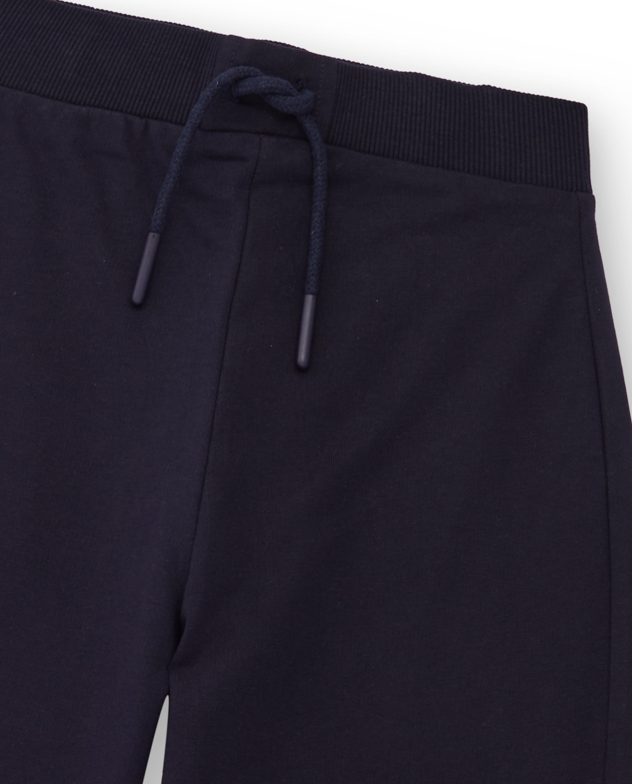 Pantalón ancho para niña en azul marino con cintura elástica