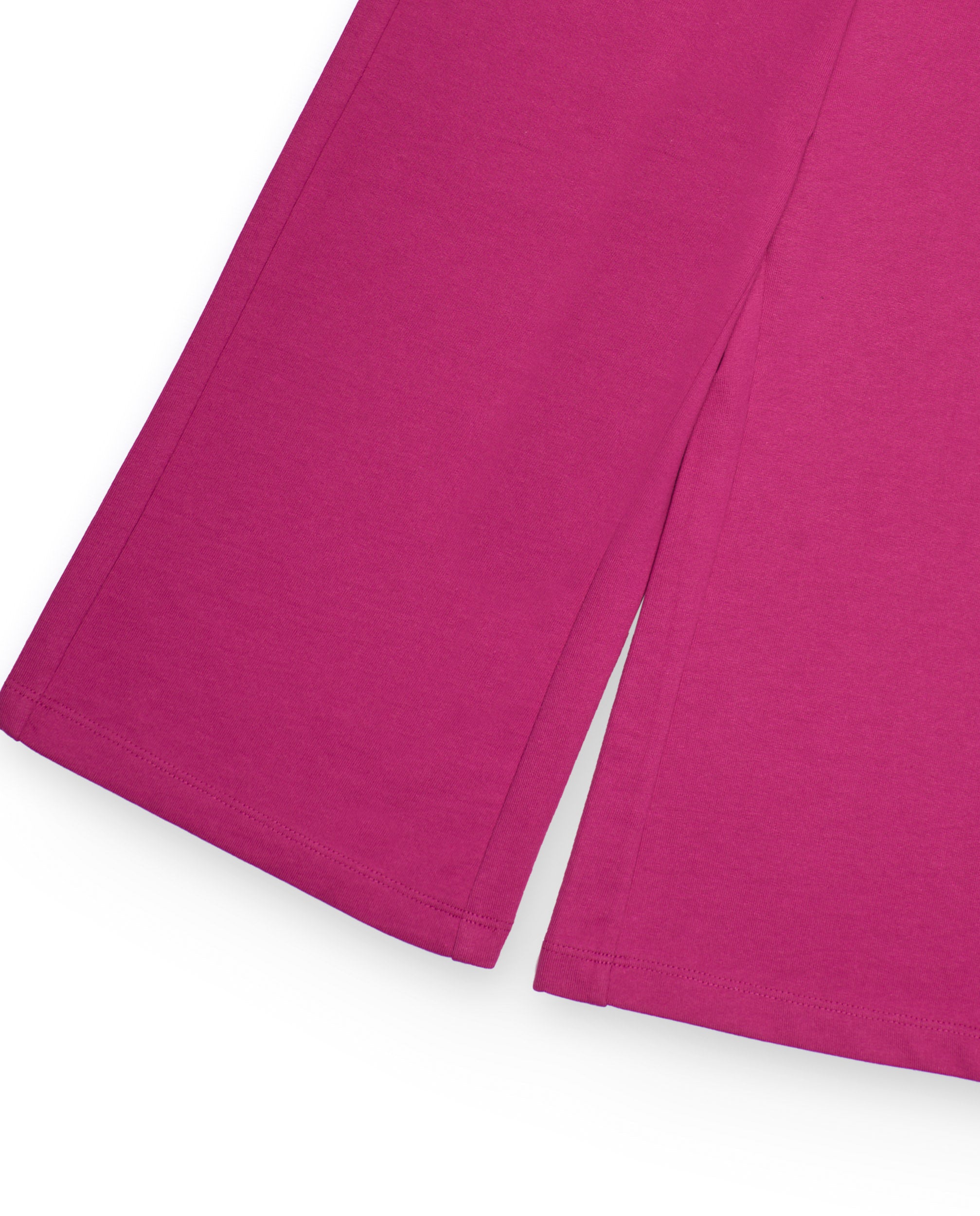 Pantalón ancho para niña en fucsia con cintura ajustable
