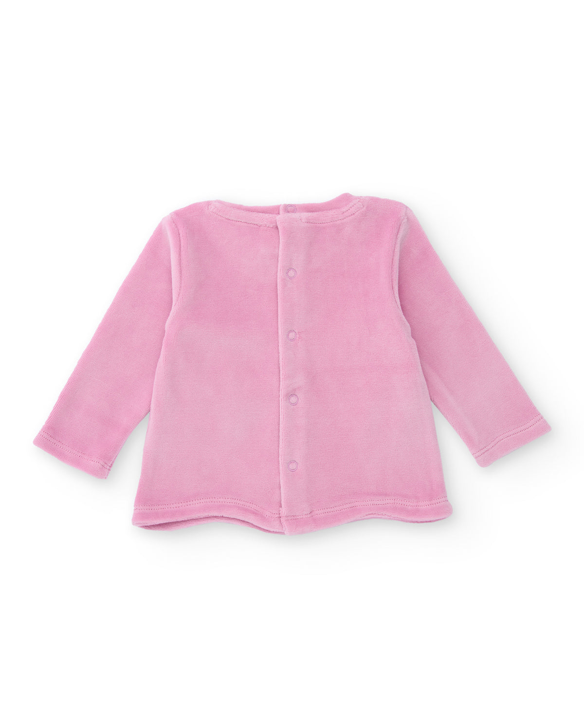 Conjunto de camiseta y pantalón para recién nacido color rosa