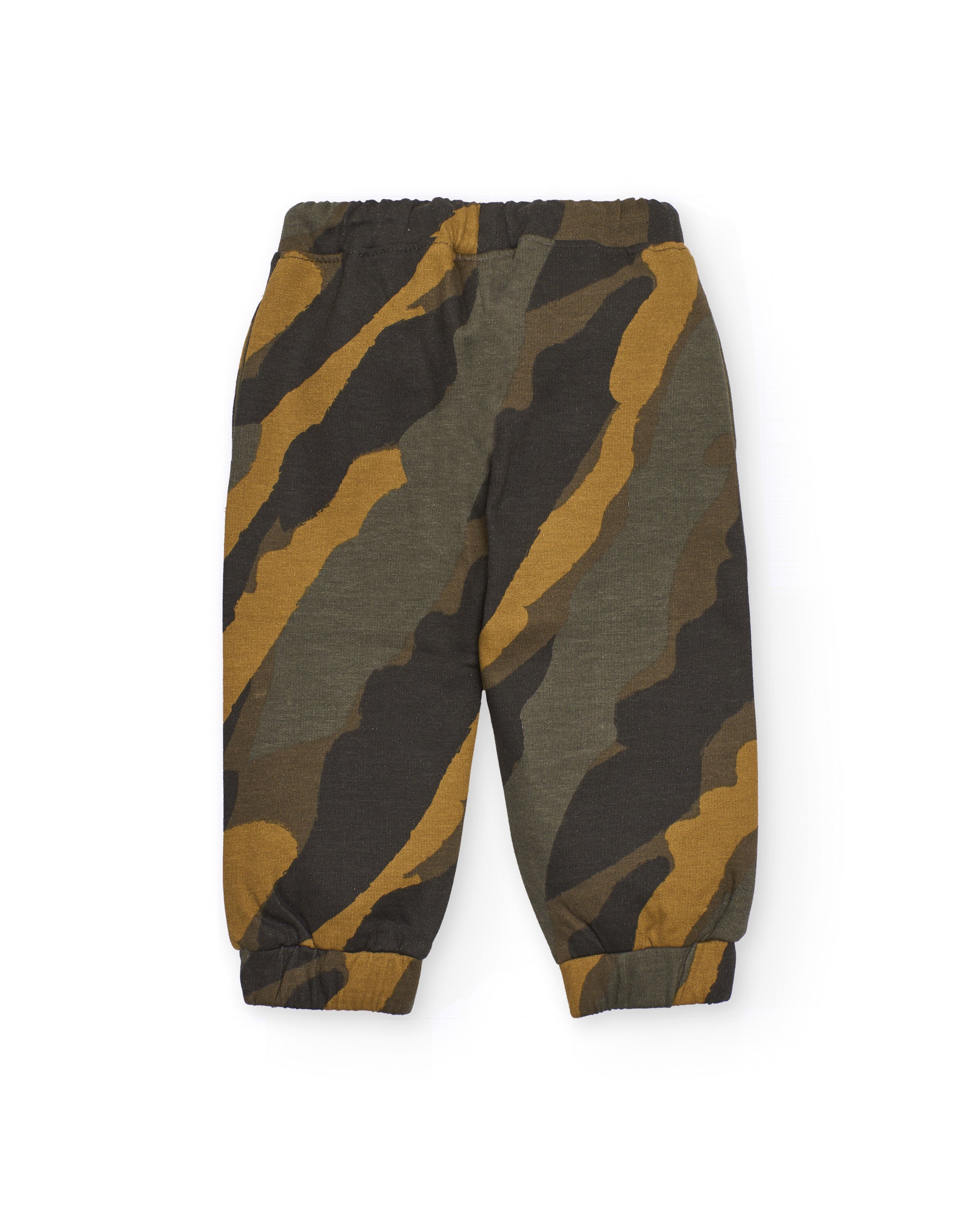 Pantalón jogger para niño con estampado camuflado en tonos