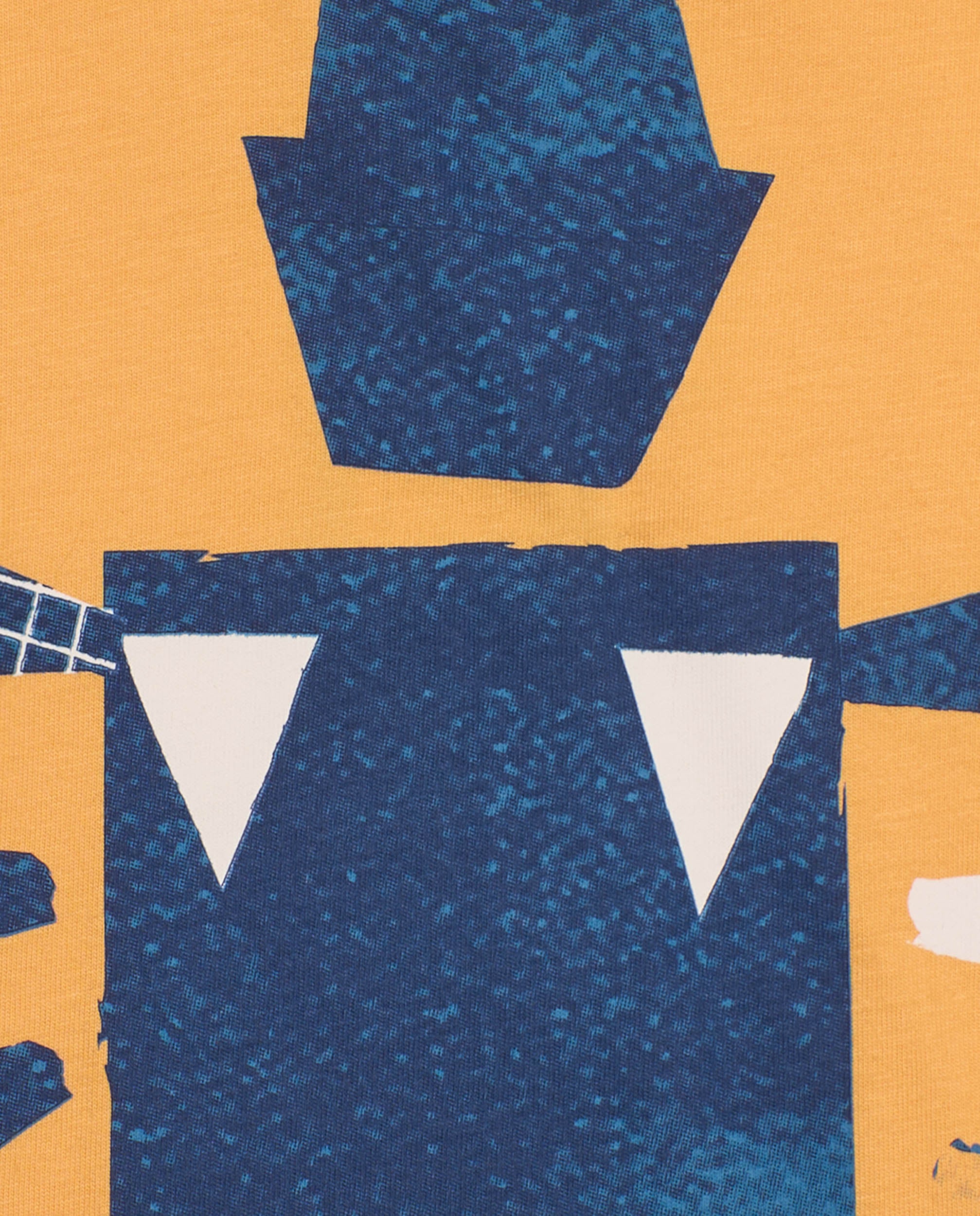 Camiseta de niño en amarillao con estampado gráfico divertido