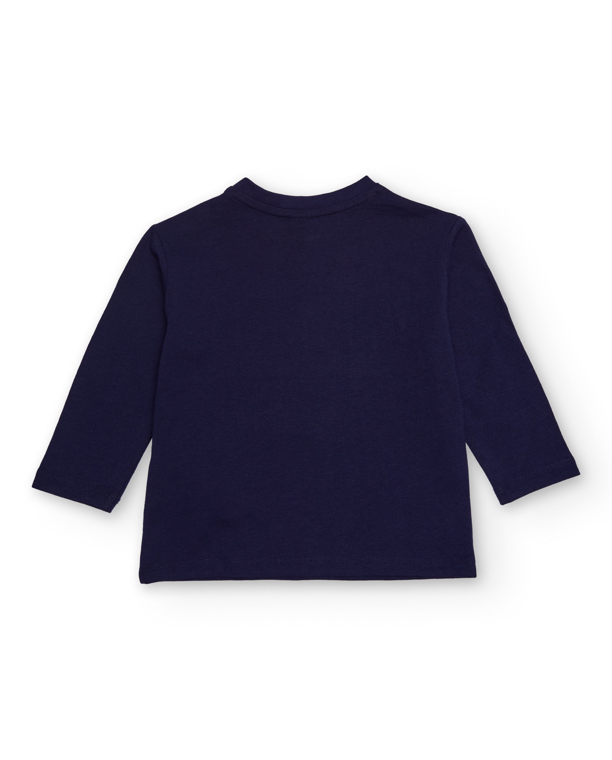 Sudadera para niño en azul marino con estampado de león