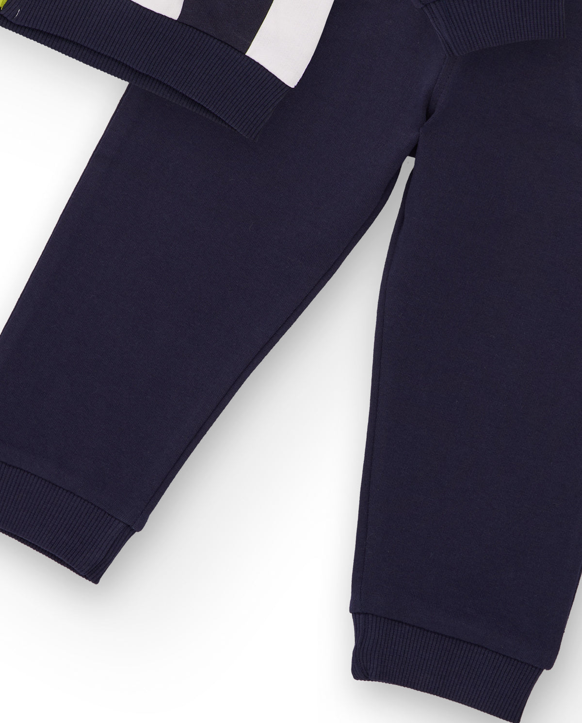 Conjunto de sudadera y pantalón para niño color marino con