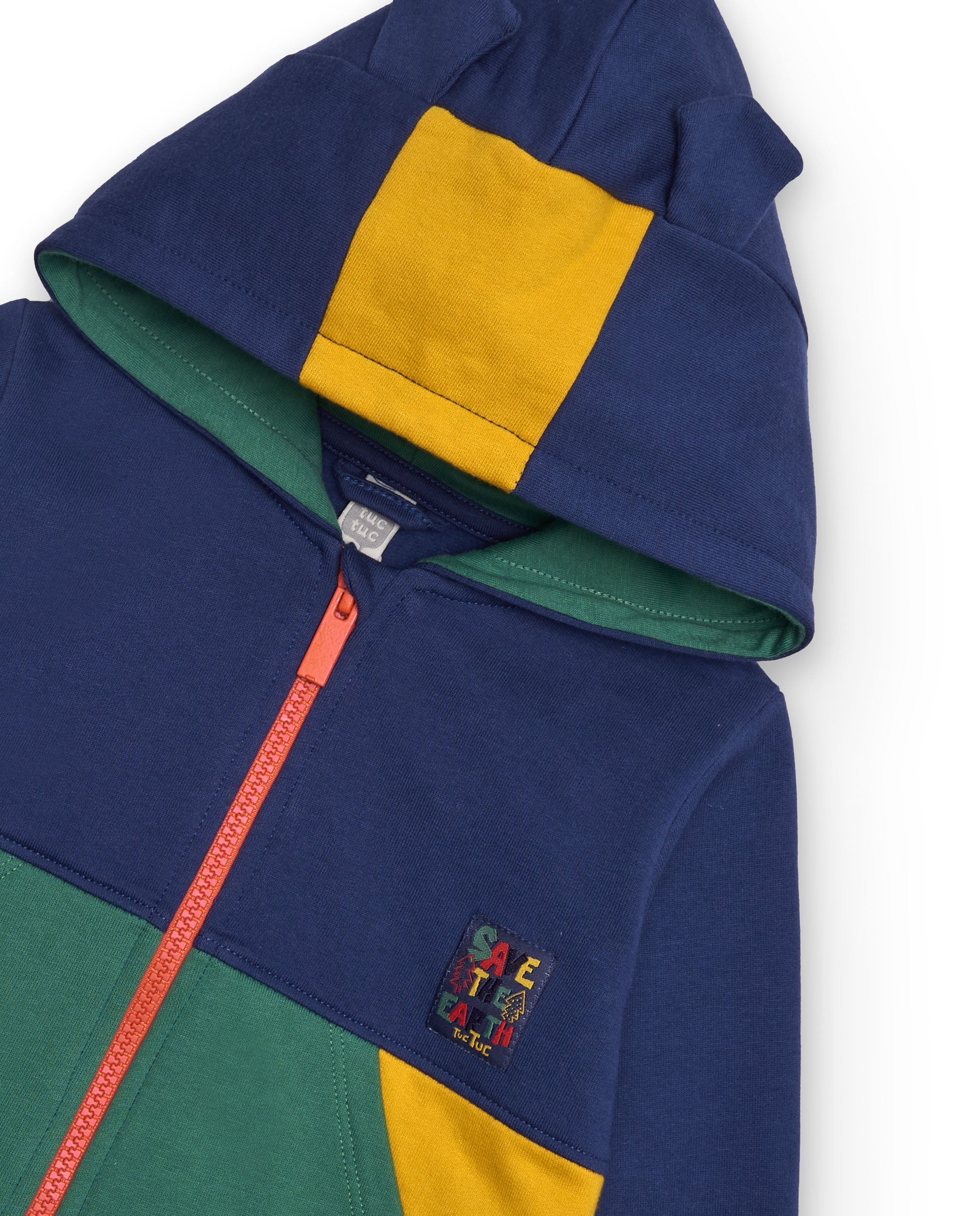Conjunto deportivo para niño color azul marino con detalles en