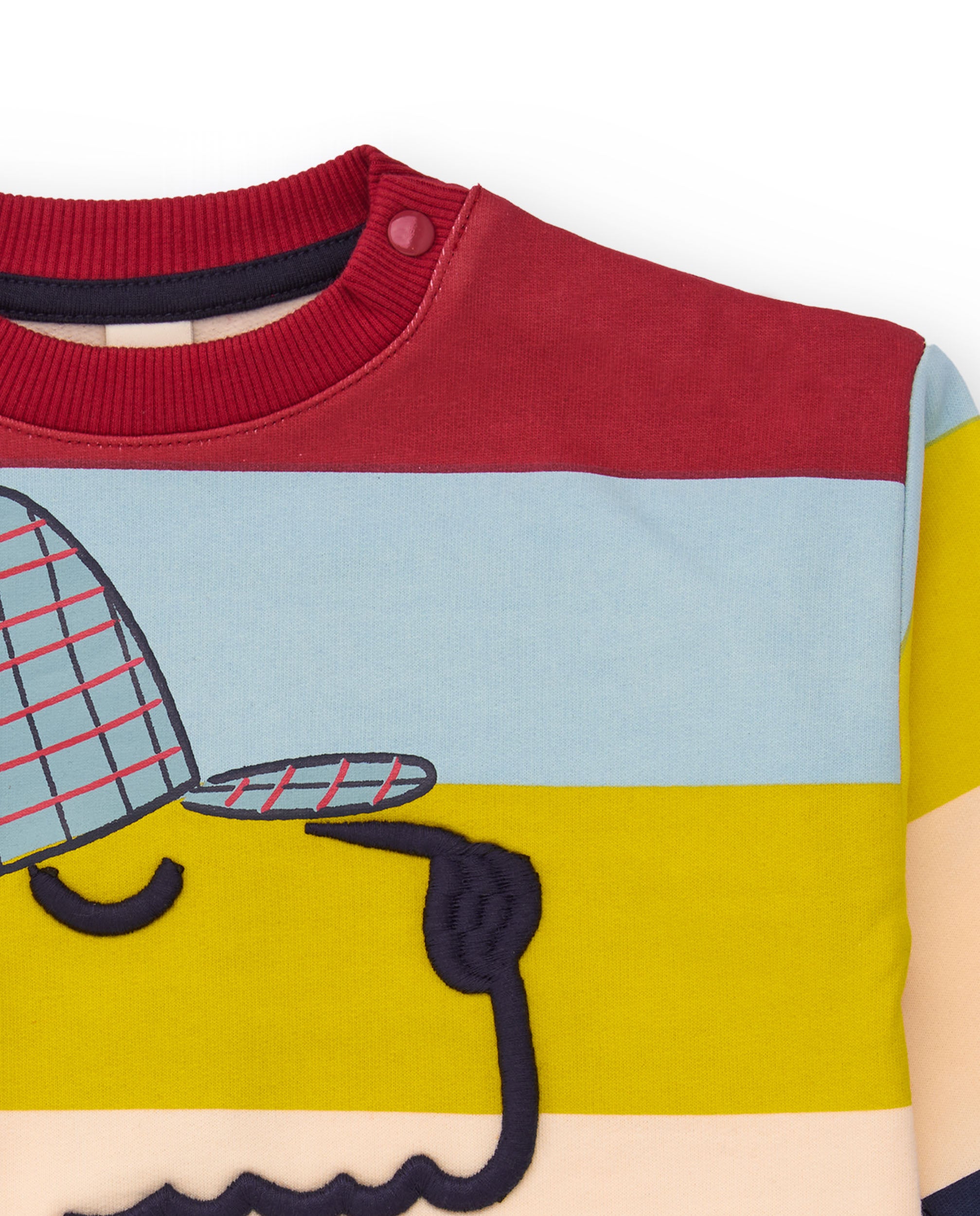 Sudadera para niño en multicolor con estampado perro detective