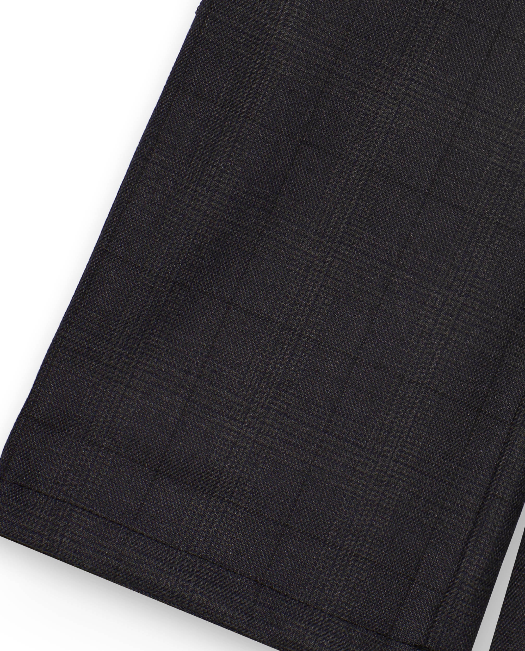 Pantalón amplio gris oscuro para niña con cintura paper bag