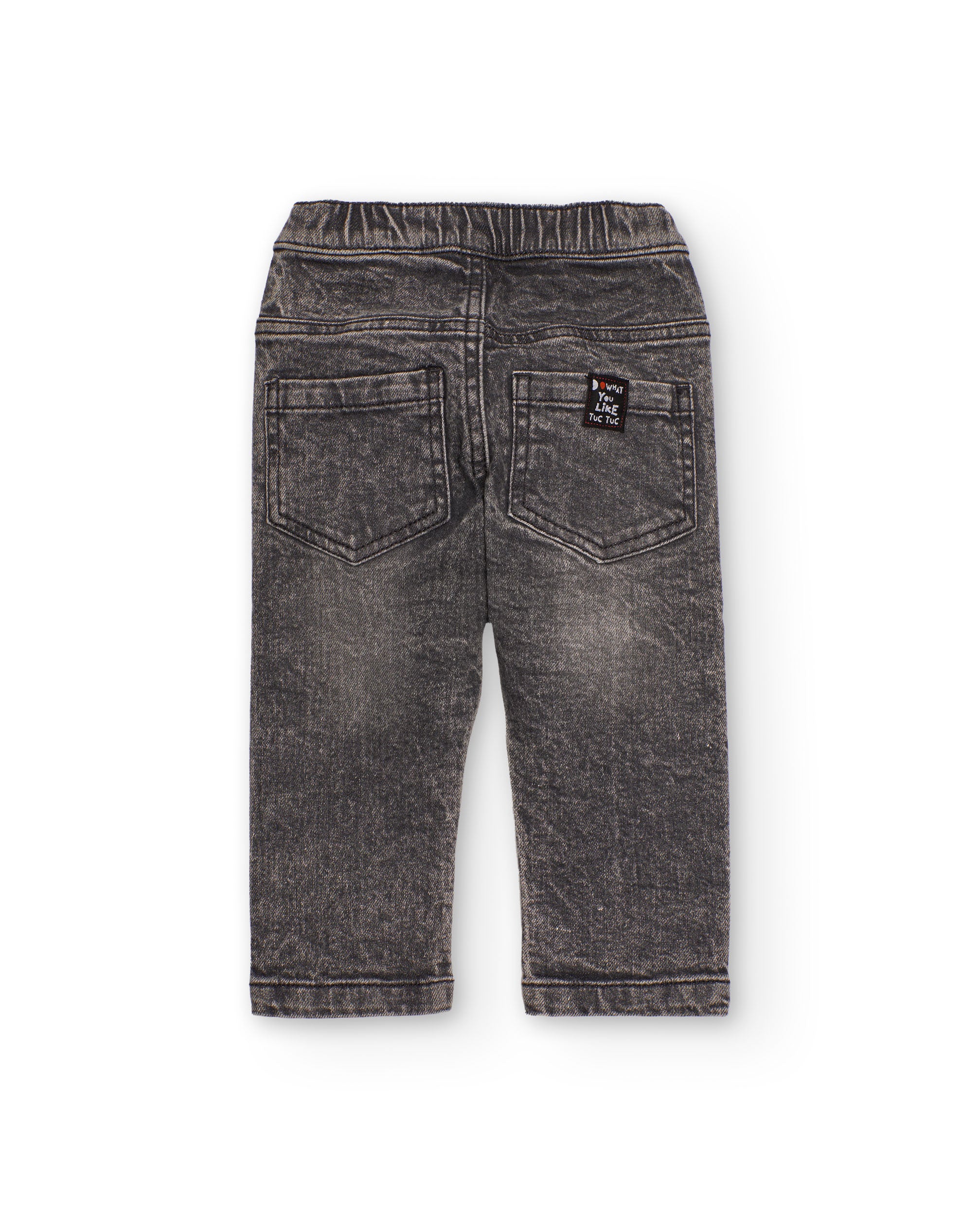 Pantalón vaquero para niño con efecto lavado