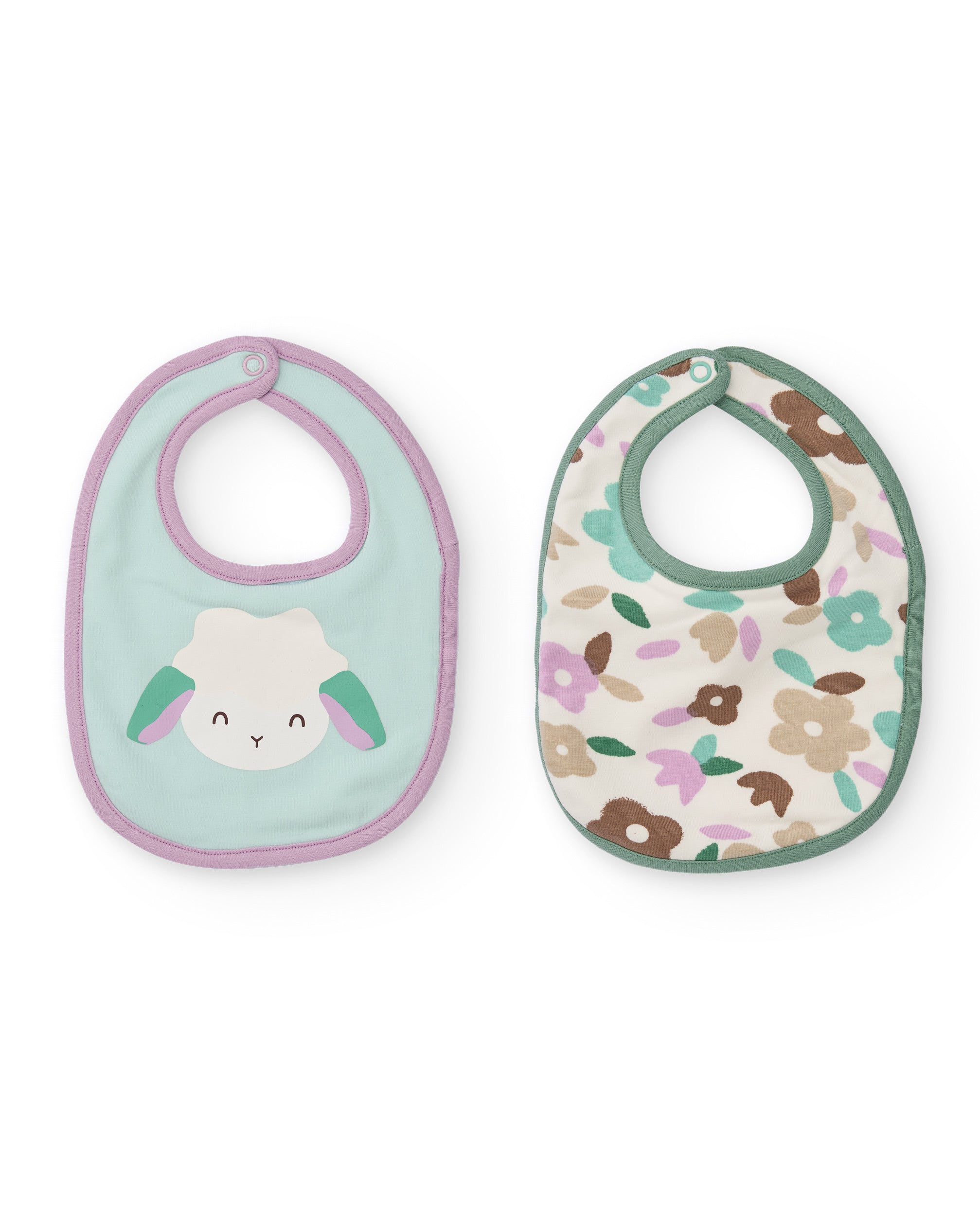Set de dos baberos para recién nacido con estampado de ovejita