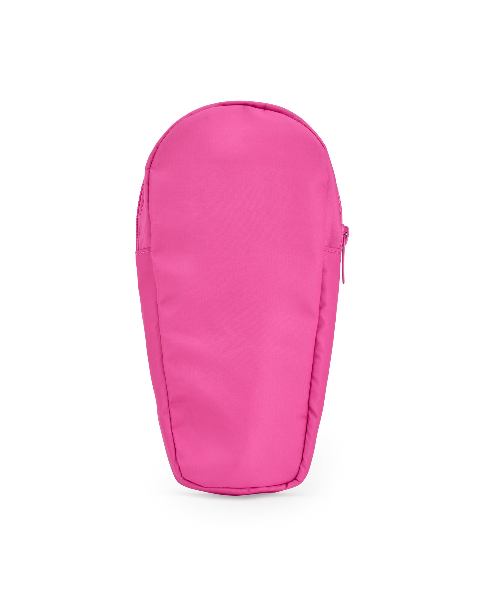 Estuche para niña en rosa con estampado de cupcake y lunares.