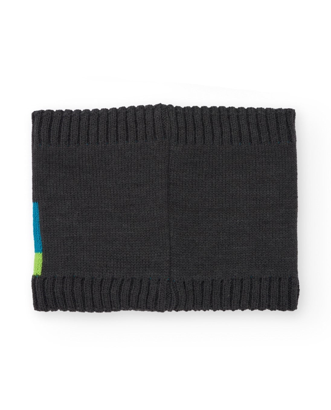 Cuello de punto para niño en gris oscuro con diseño de cocodrilo