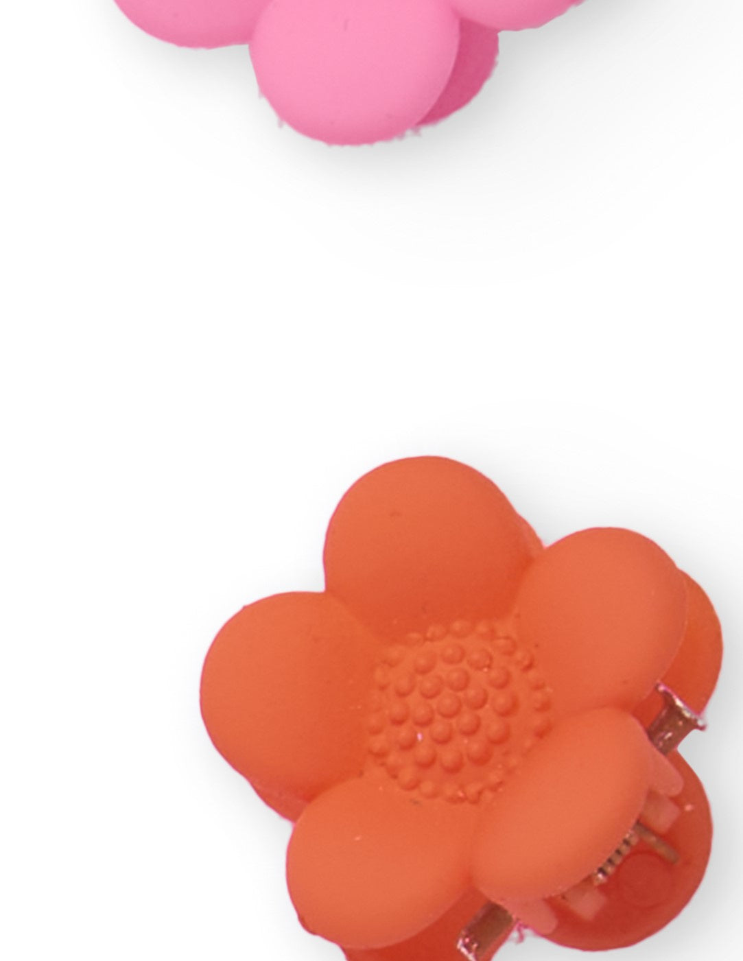 Pinzas para niña con forma de flor en colores surtidos