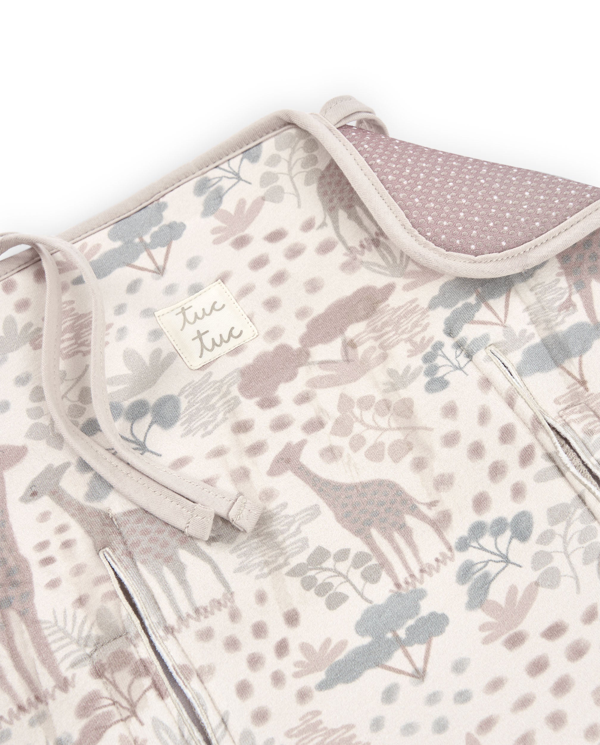 Colchoneta para silla de paseo con estampado de jirafas en