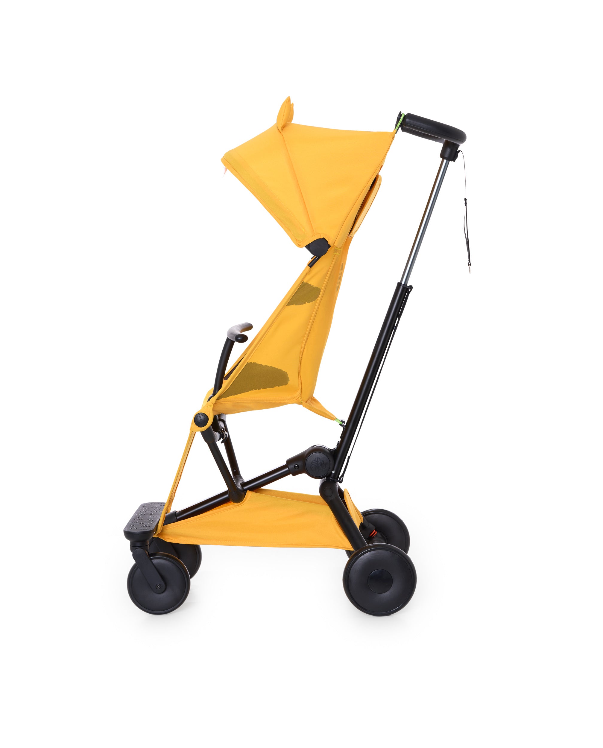 Silla de paseo ligera plegable con diseño de tigre naranja