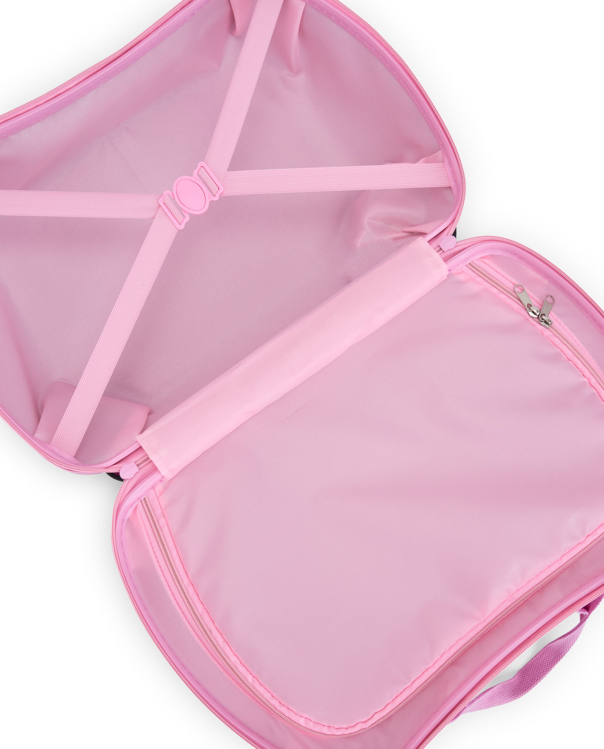 Maleta infantil rígida con diseño rosa arcoíris