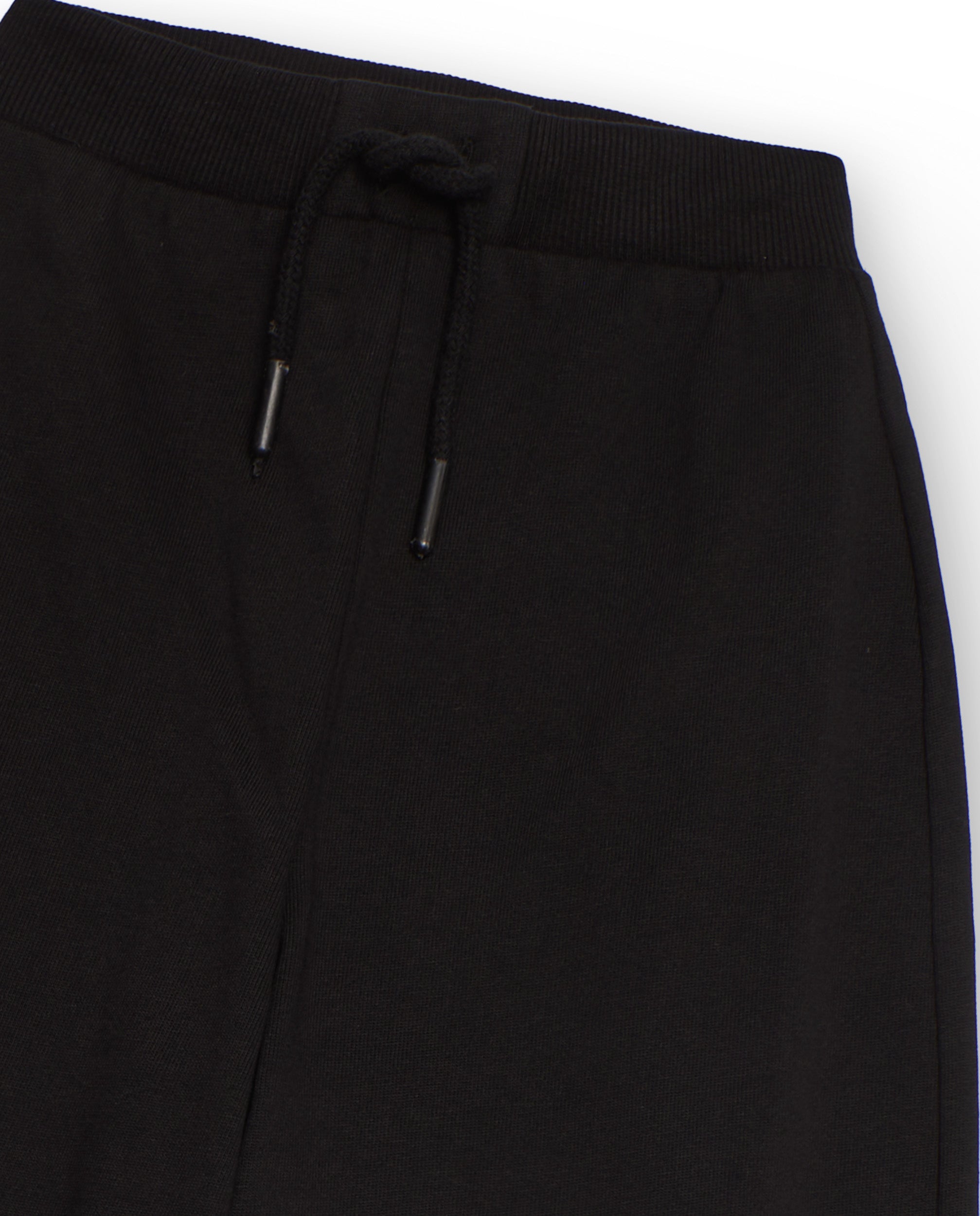Pantalón ancho para niña en negro con cintura ajustable