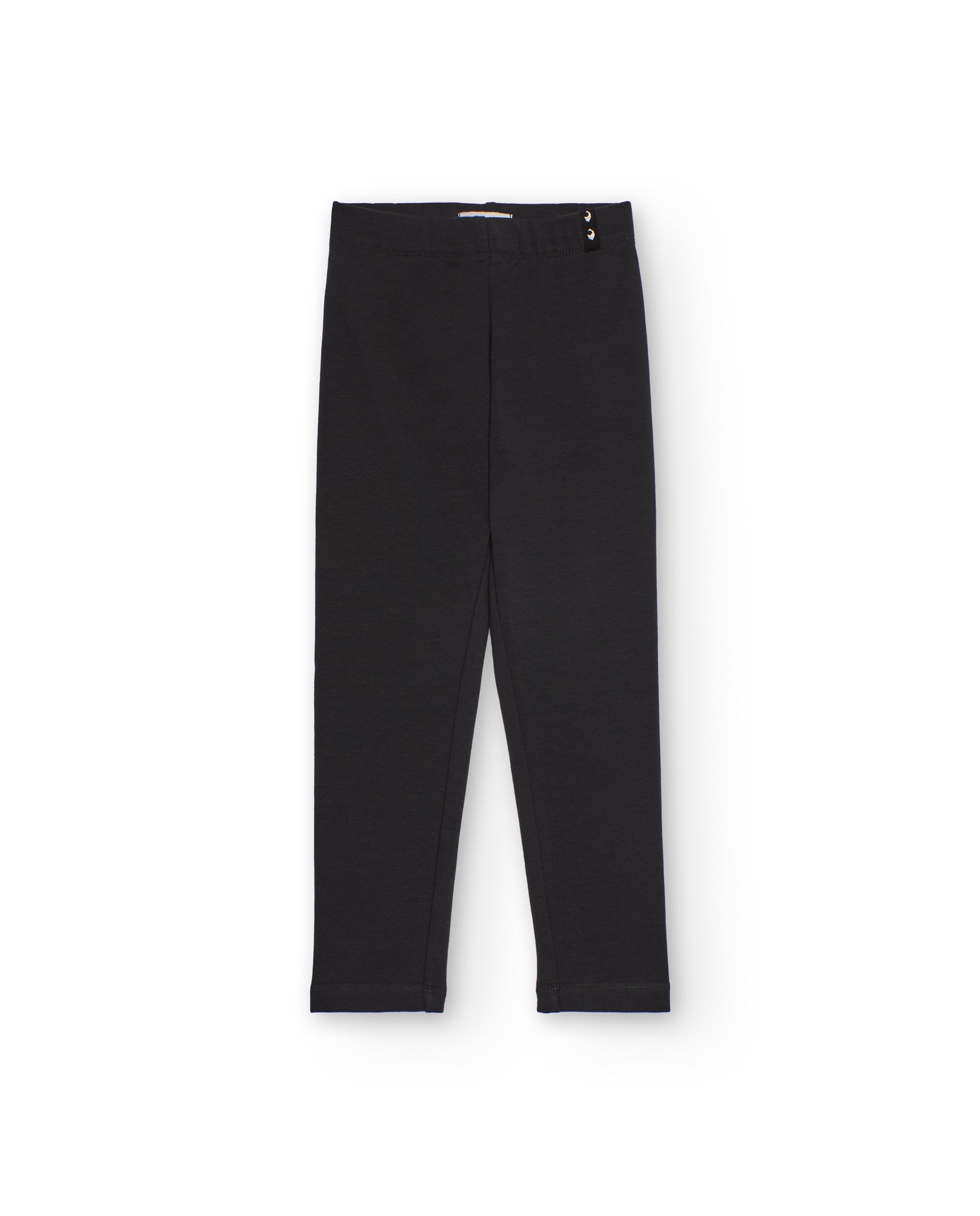 Legging para niña en gris oscuro con detalle de tachuelas