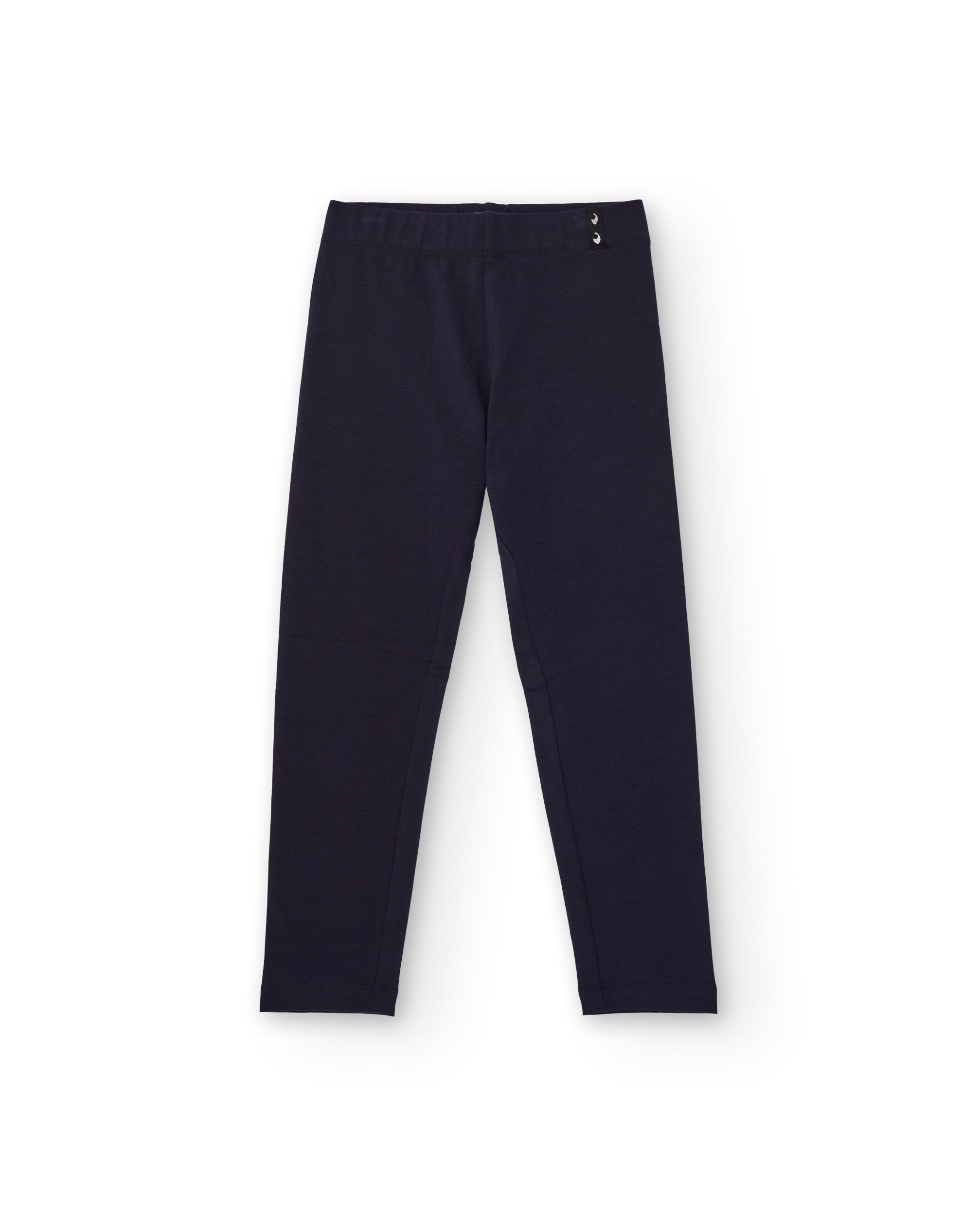 Leggings azul marino para niña con cintura elástica