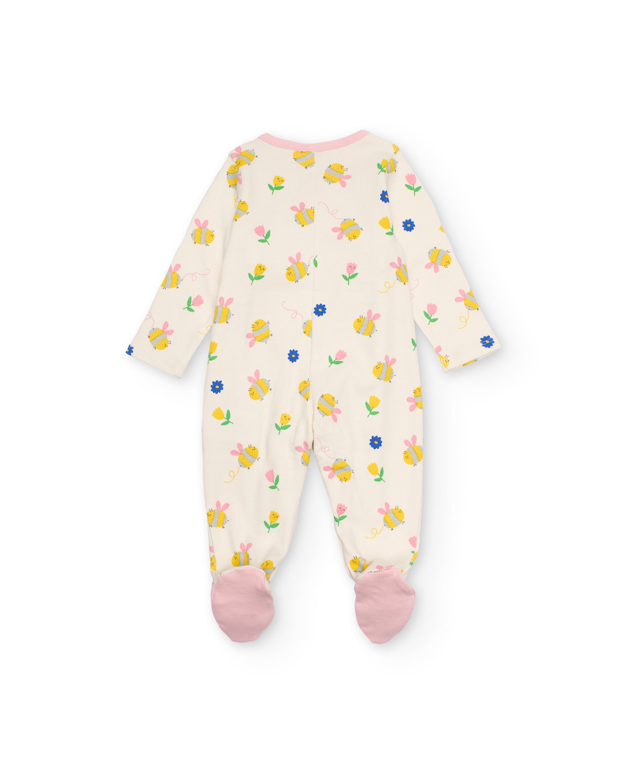 Pelele de recién nacido de punto y estampado floral