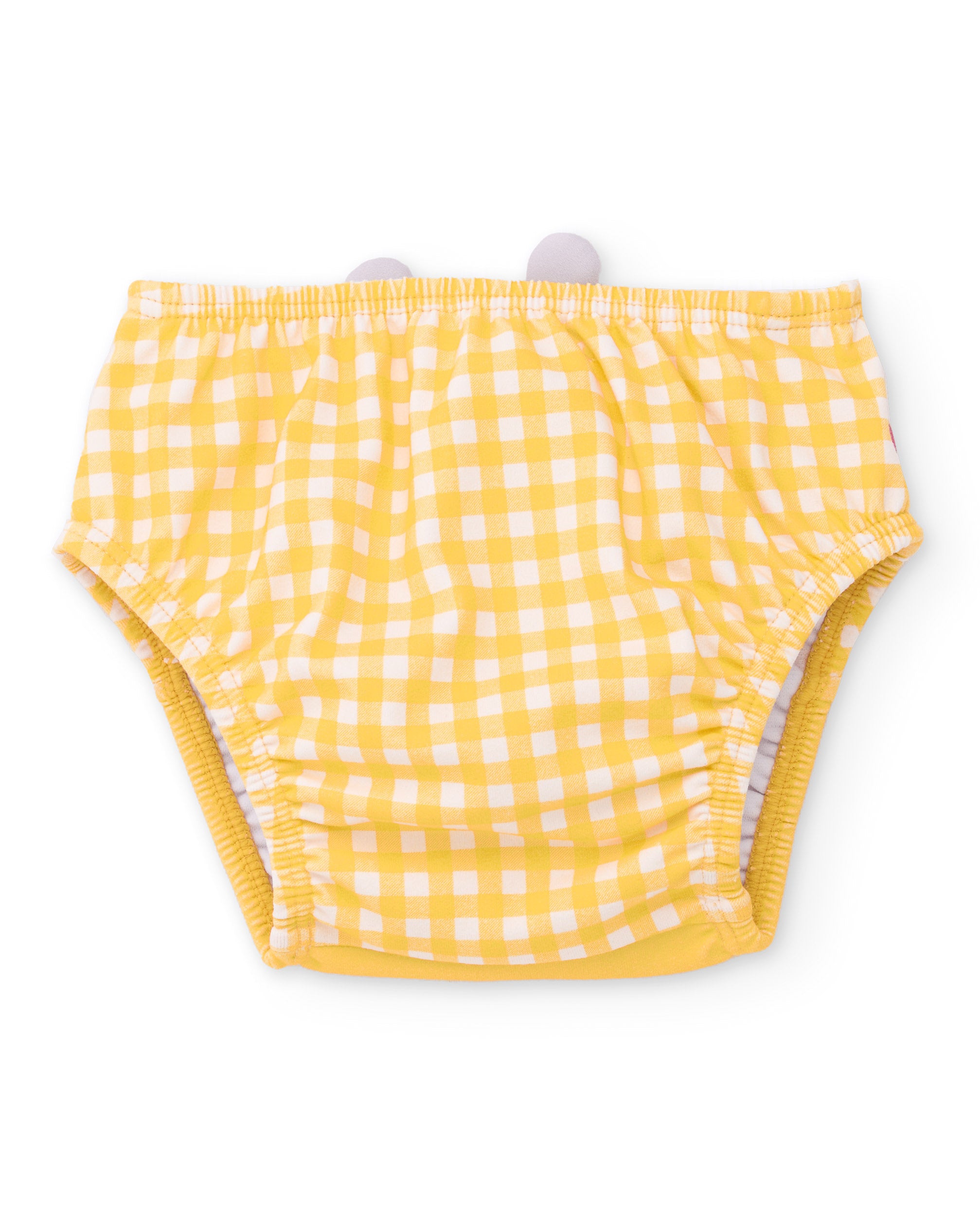Bañador de recién nacido de punto y apliques en relieve